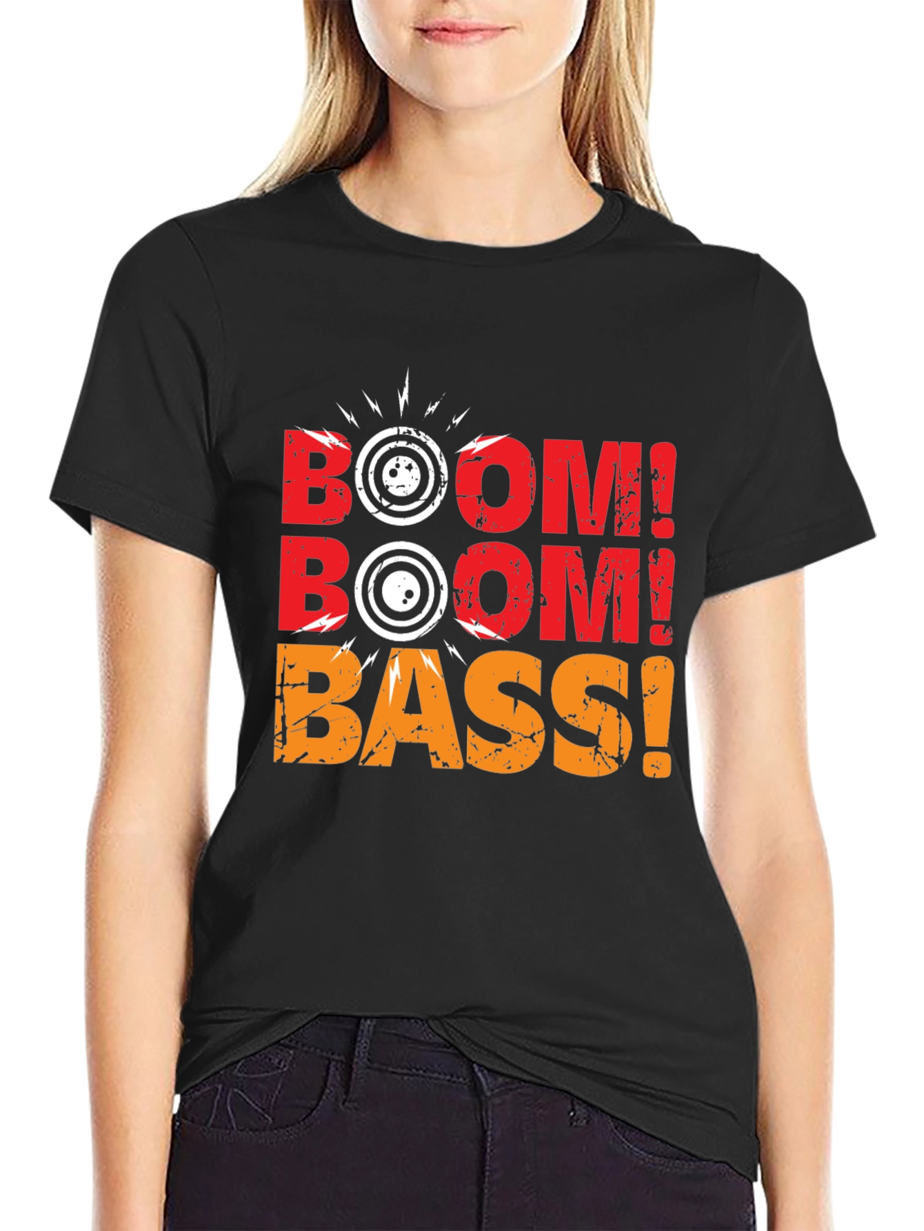 Boom Bass Graphic T-Shirt - Music Lover Tee