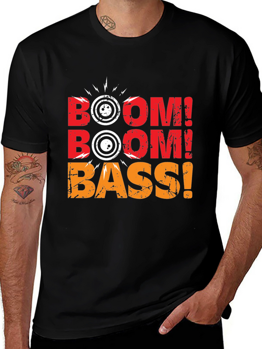 Boom Bass Graphic T-Shirt - Music Lover Tee