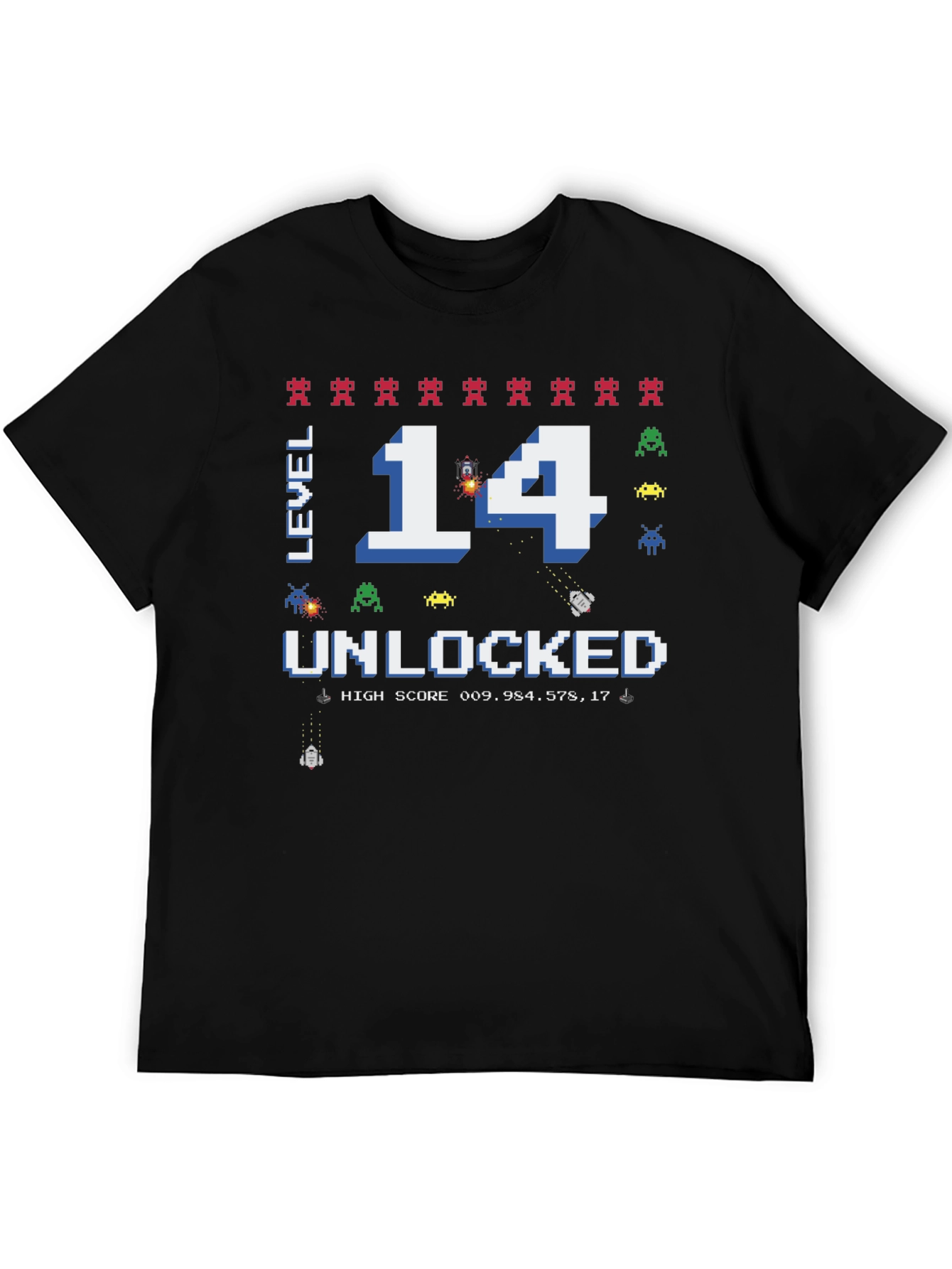 Level 14 Unlocked Birthday Gaming T-Shirt