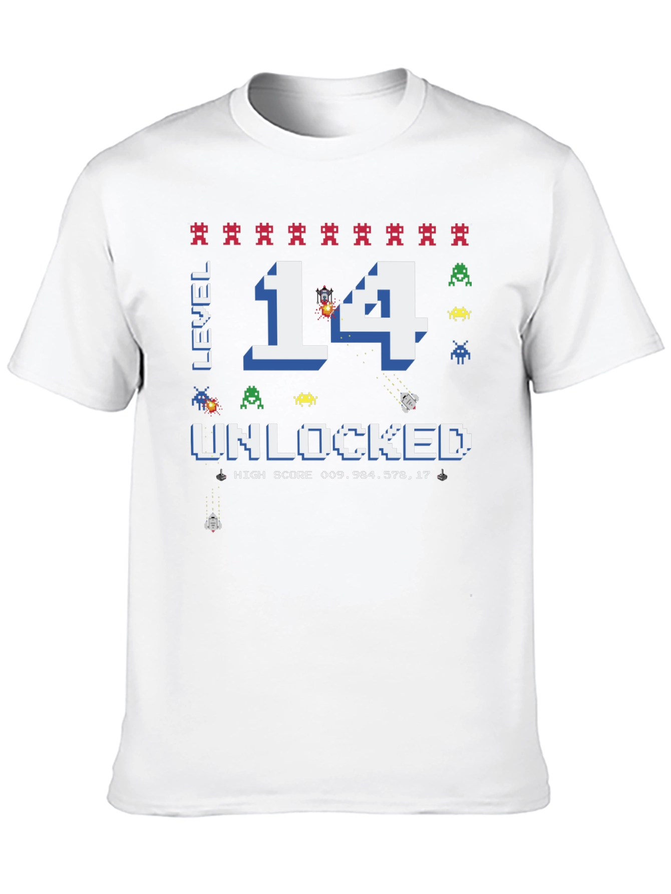 Level 14 Unlocked Birthday Gaming T-Shirt