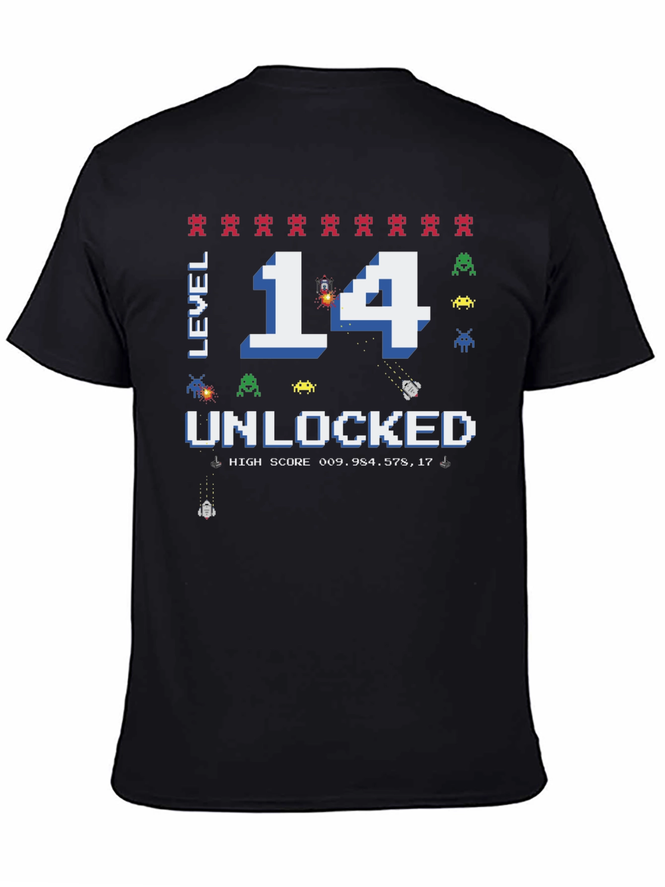 Level 14 Unlocked Birthday Gaming T-Shirt