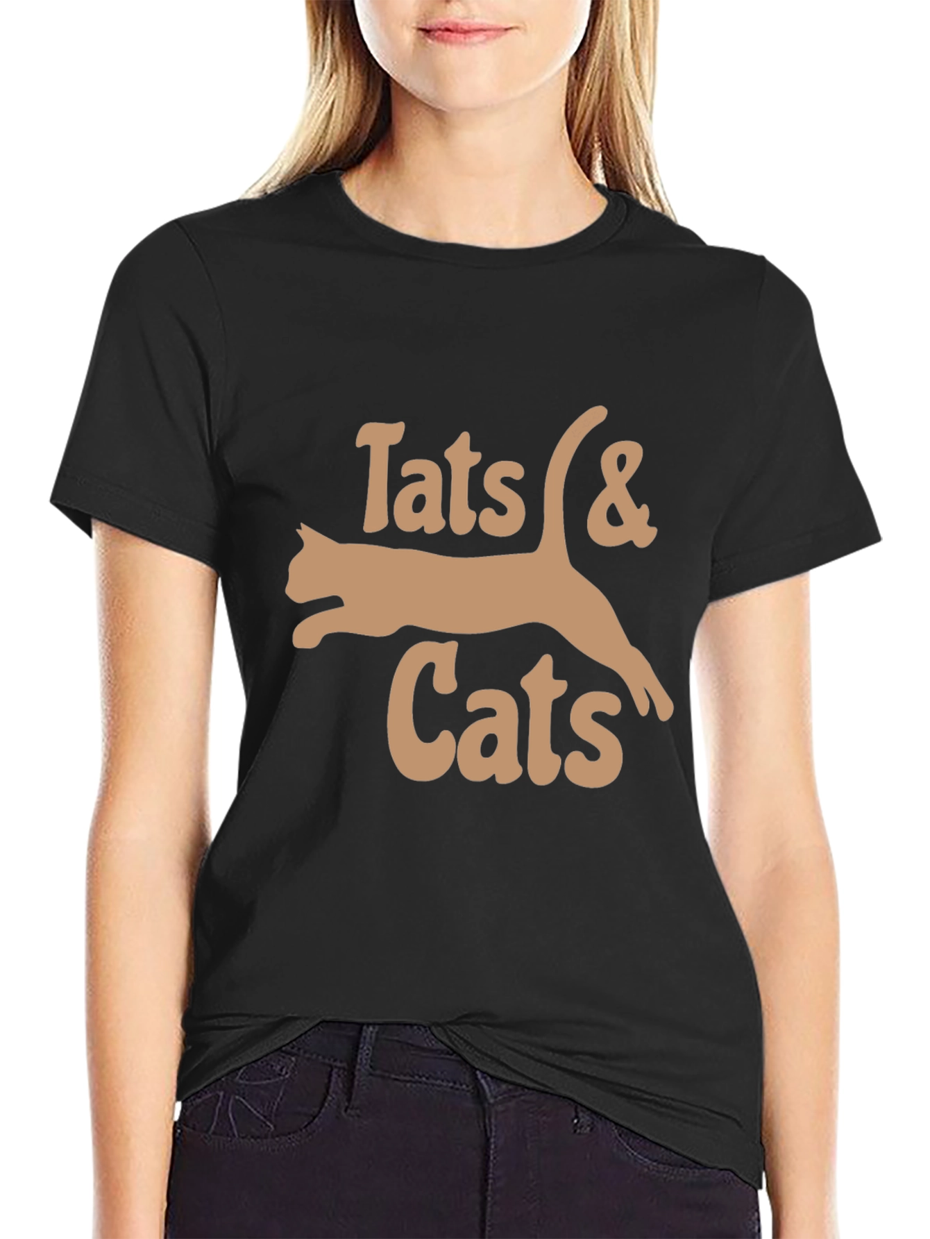 Tats & Cats Graphic Tee - Unique Design