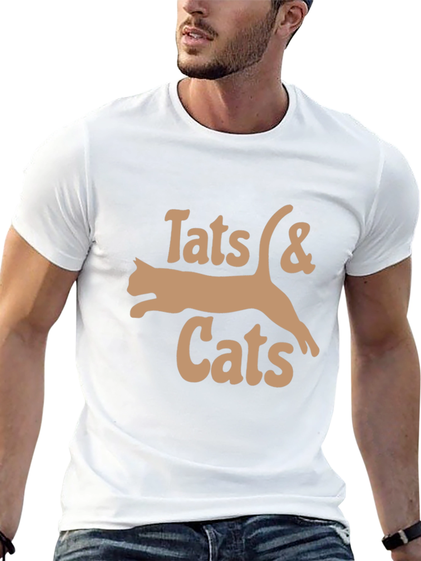 Tats & Cats Graphic Tee - Unique Design