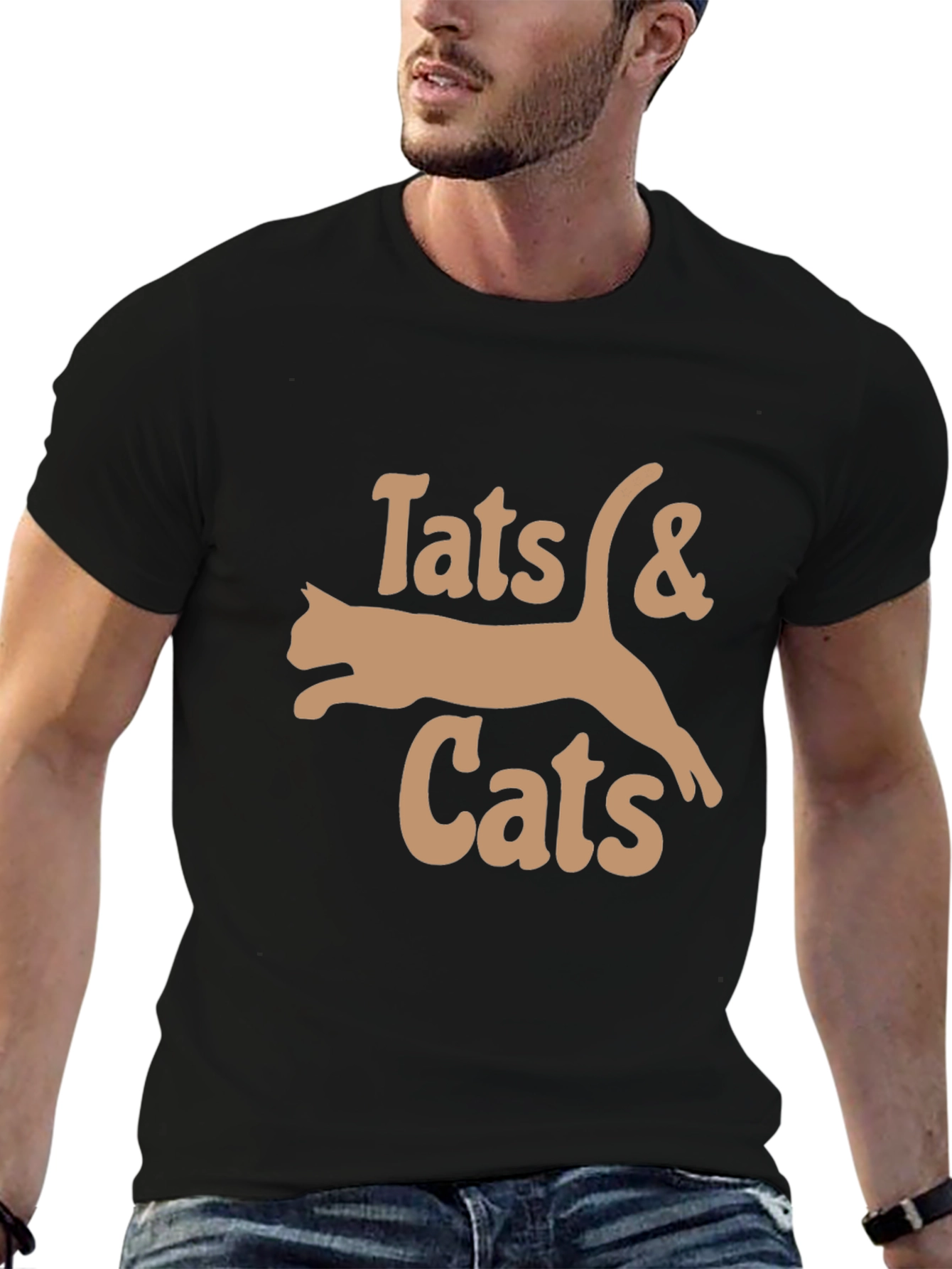 Tats & Cats Graphic Tee - Unique Design