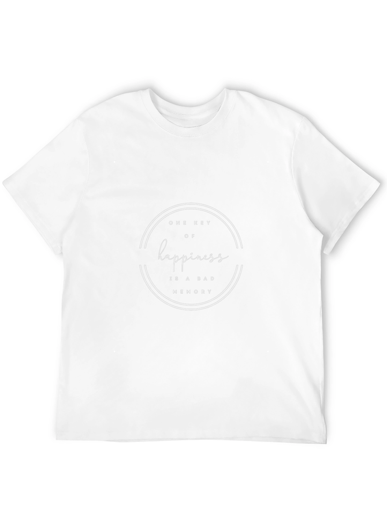 Happiness is a Bad Memory Black T-Shirt