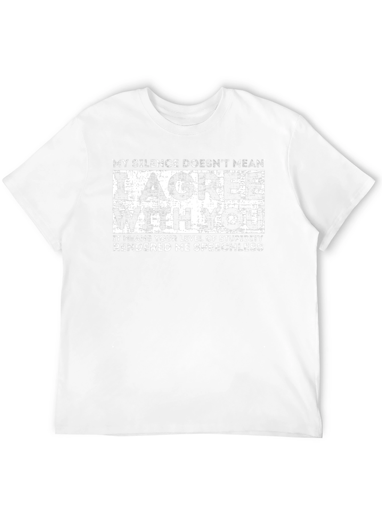 Funny Silence Agreement T-Shirt
