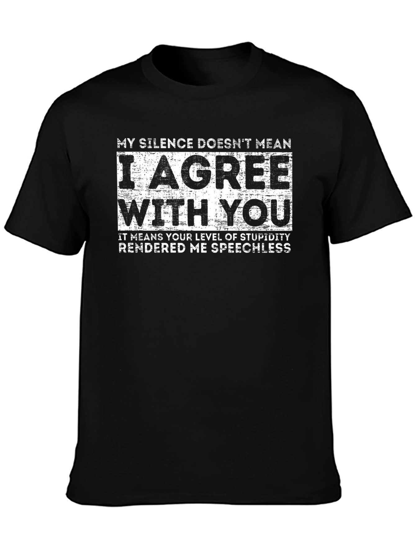 Funny Silence Agreement T-Shirt