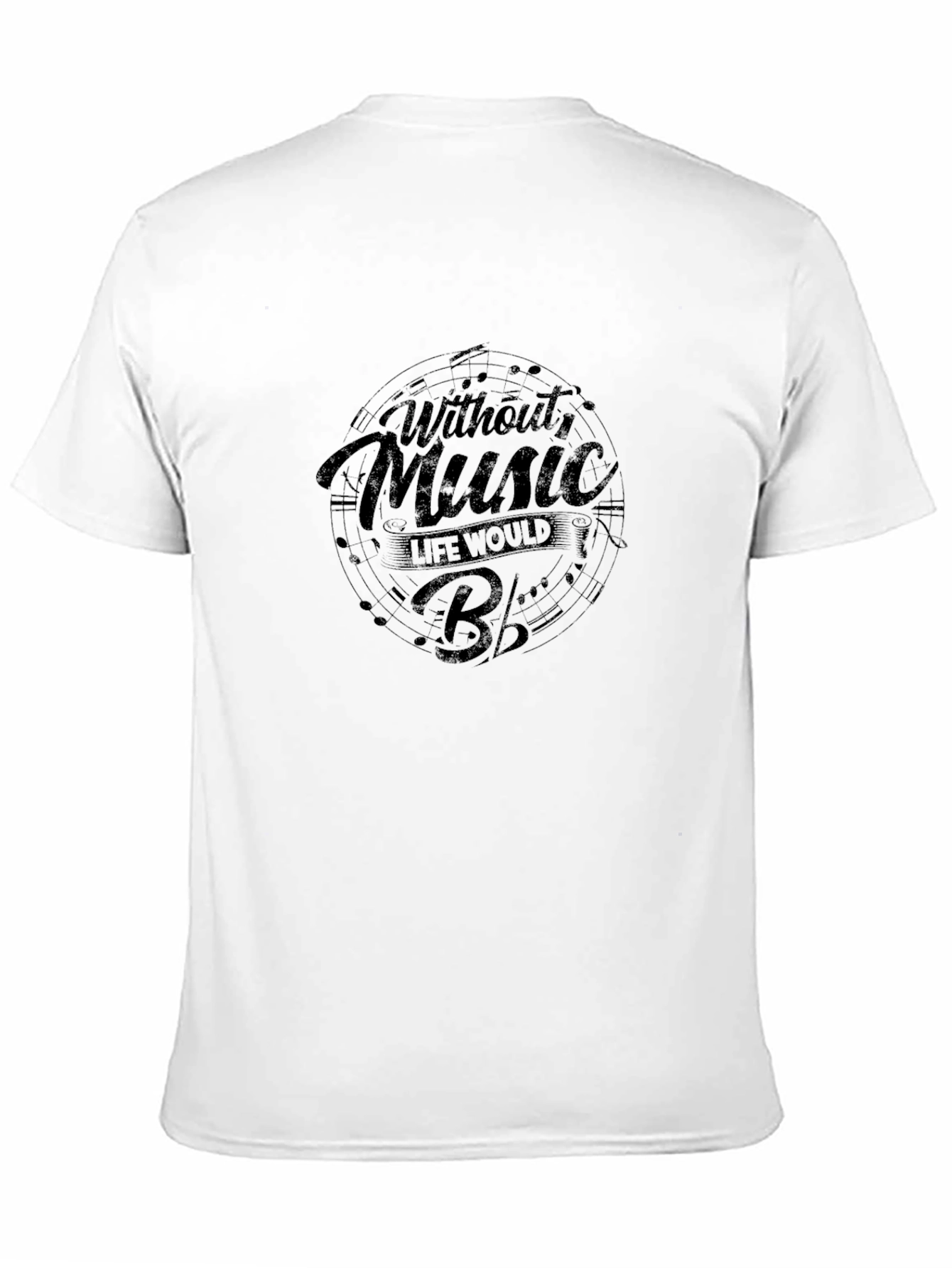 Without Music Life Would B Flat Tee