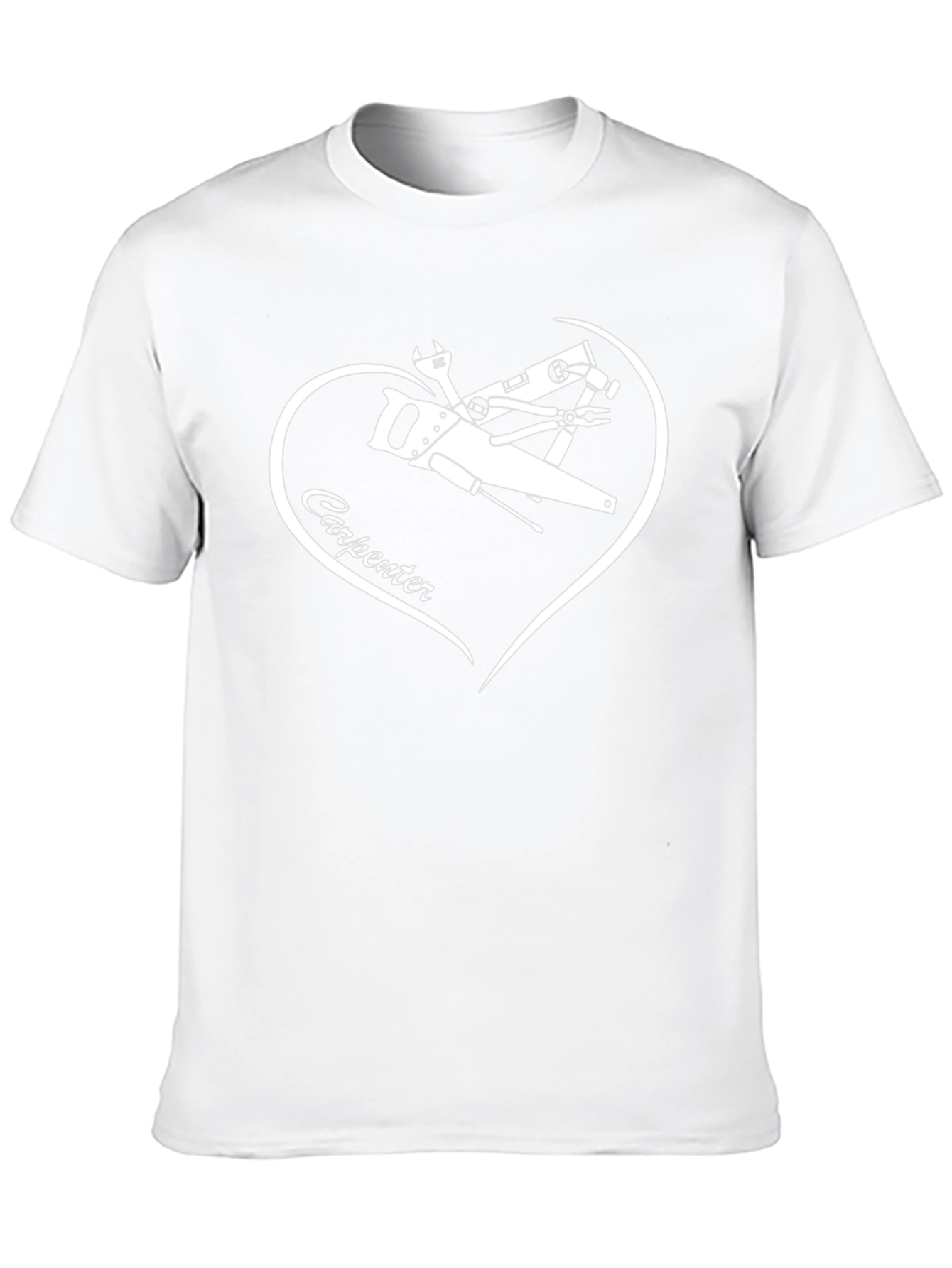 Carpenter Tools Heart Graphic Tee - Black