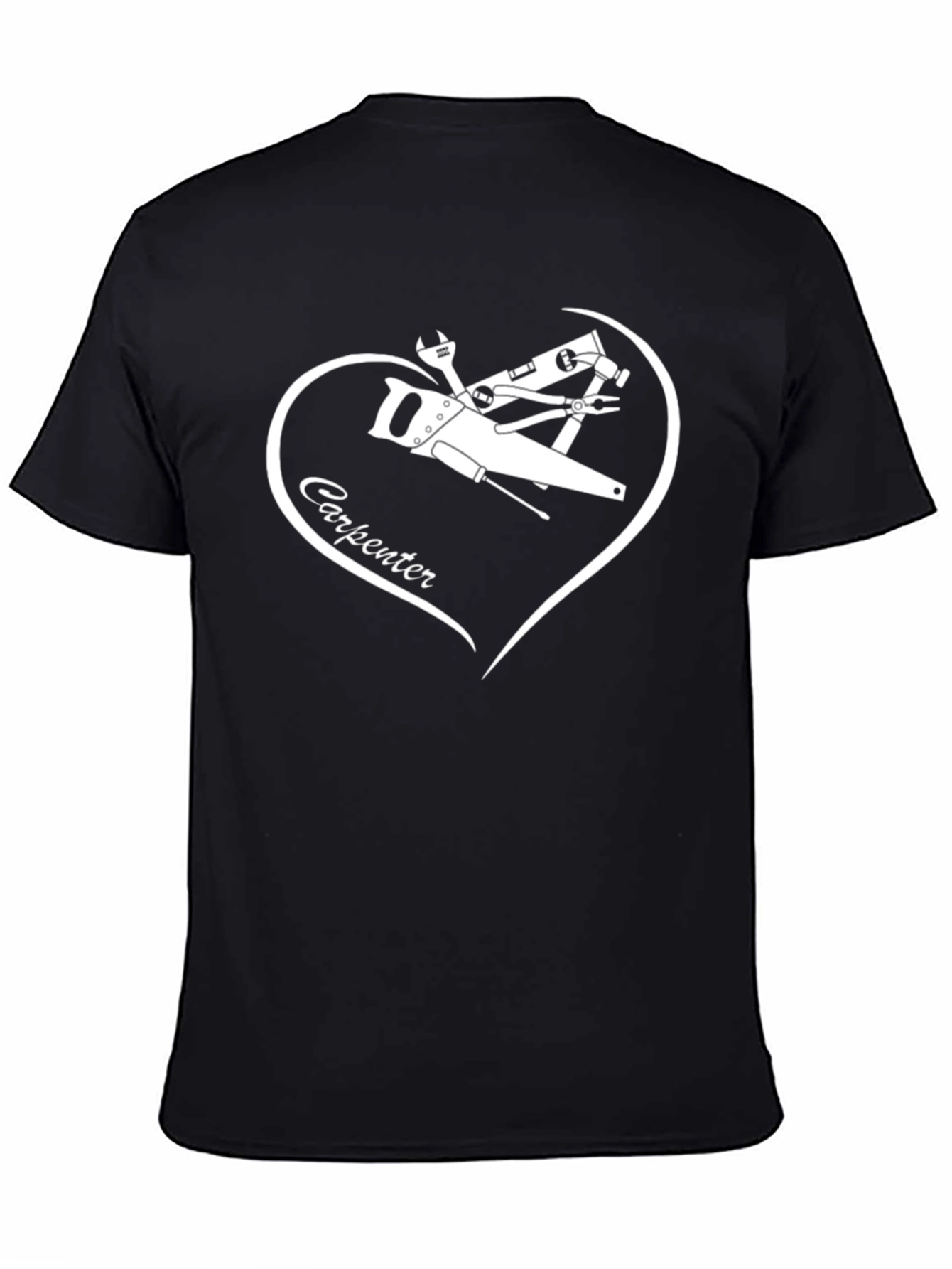 Carpenter Tools Heart Graphic Tee - Black