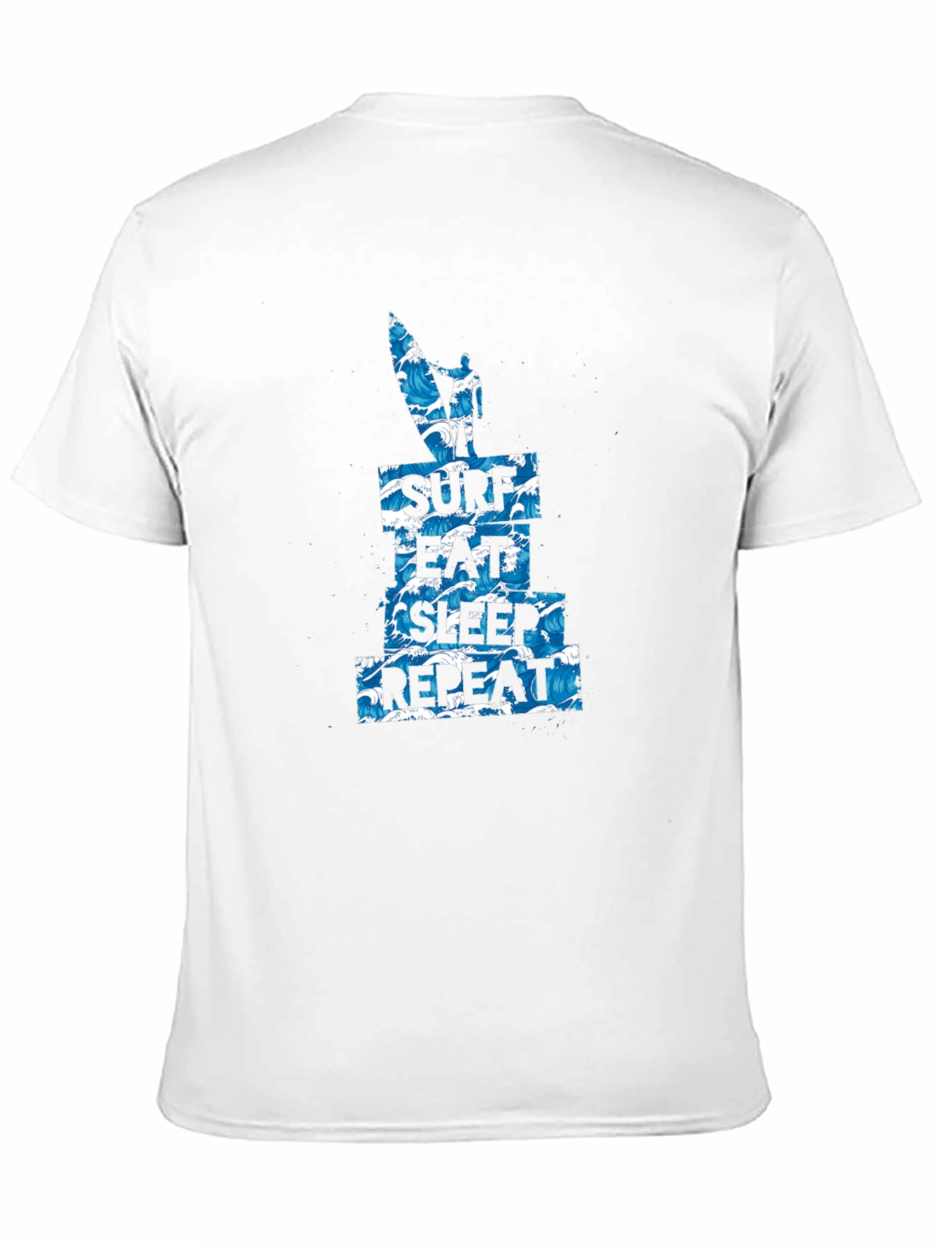 Surf Eat Sleep Repeat Graphic Tee