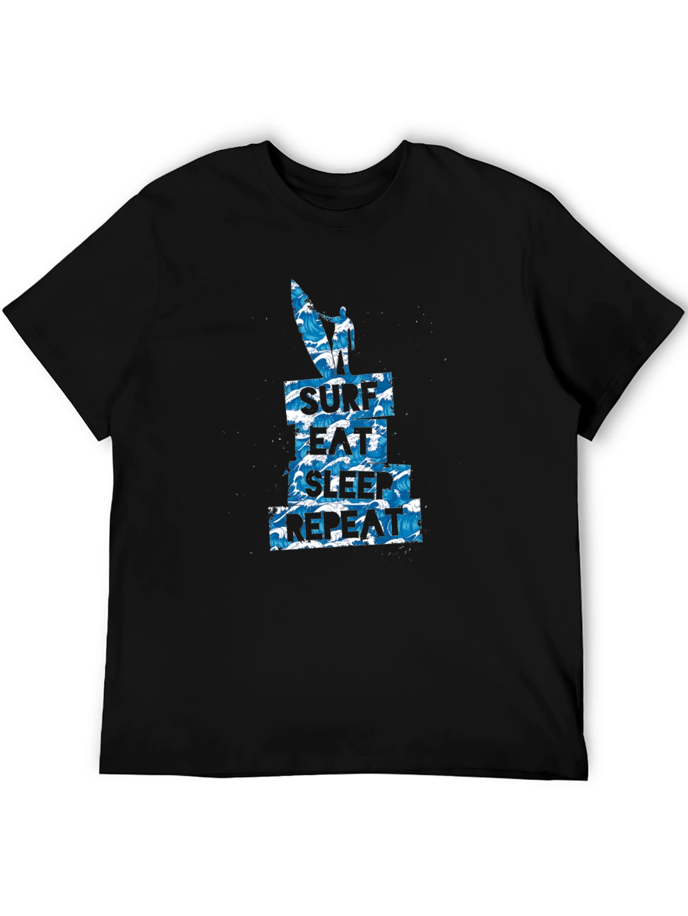 Surf Eat Sleep Repeat Graphic Tee