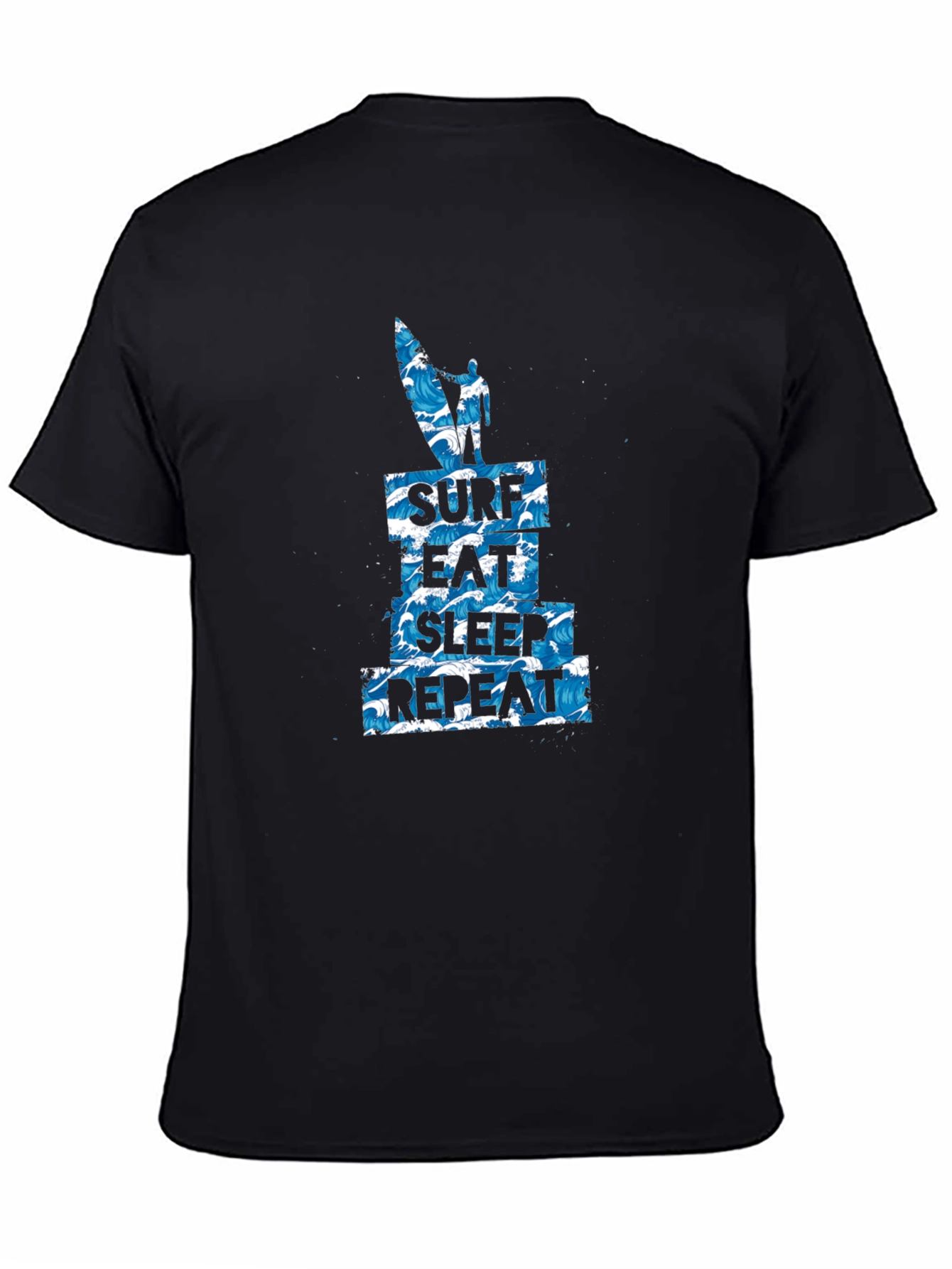 Surf Eat Sleep Repeat Graphic Tee