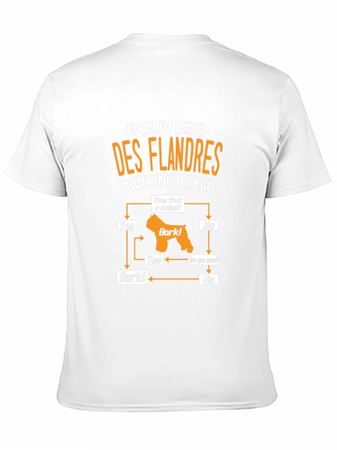 Bouvier des Flandres Dog Barking Logic T-Shirt