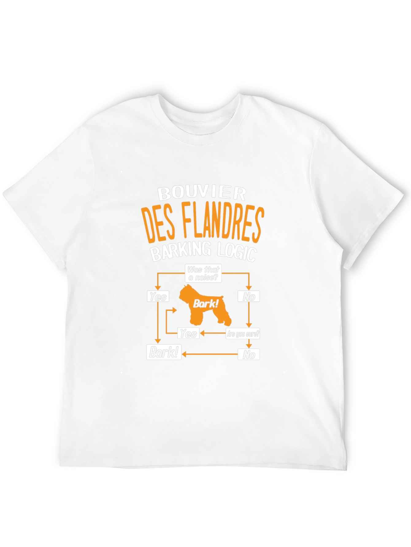 Bouvier des Flandres Dog Barking Logic T-Shirt