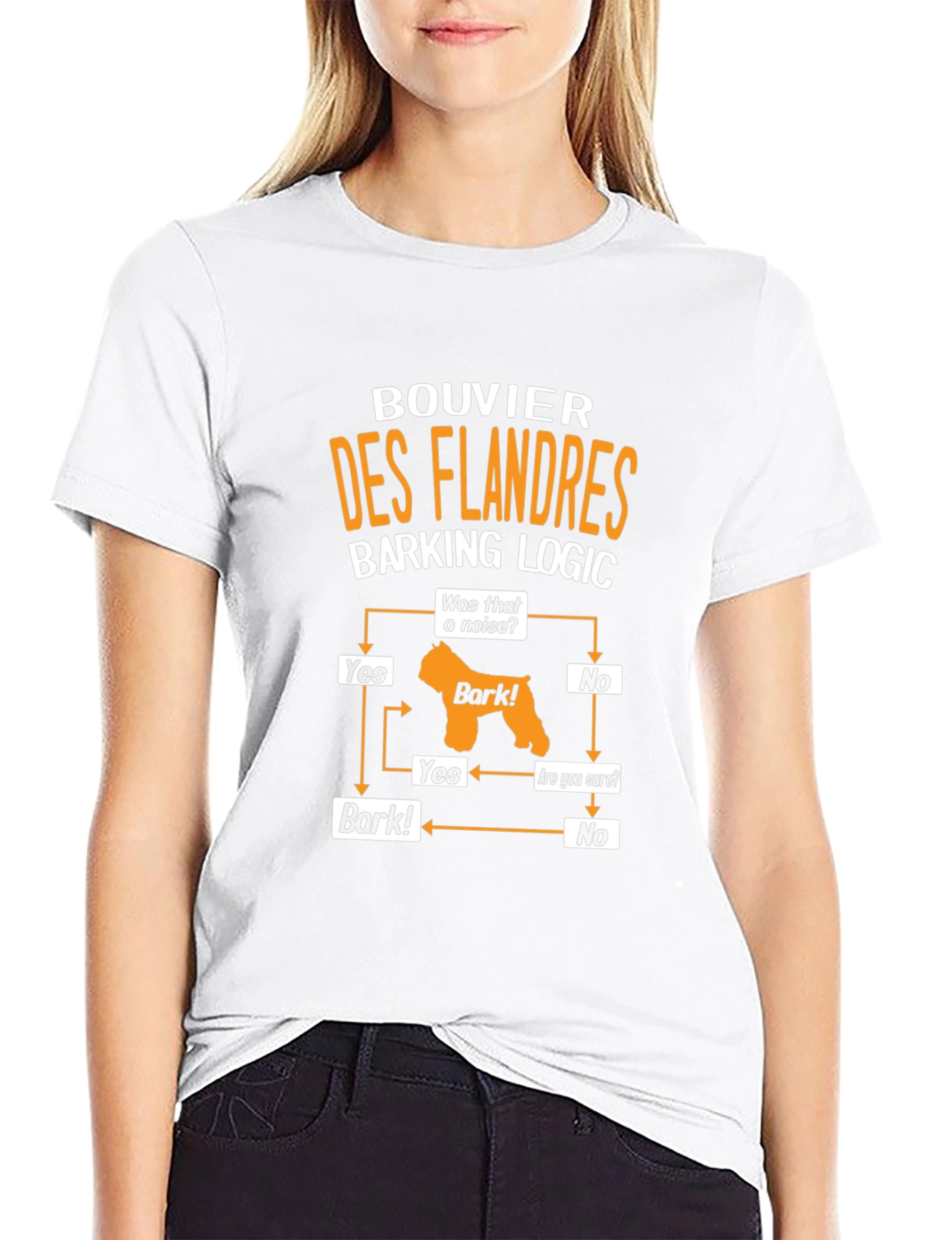 Bouvier des Flandres Dog Barking Logic T-Shirt