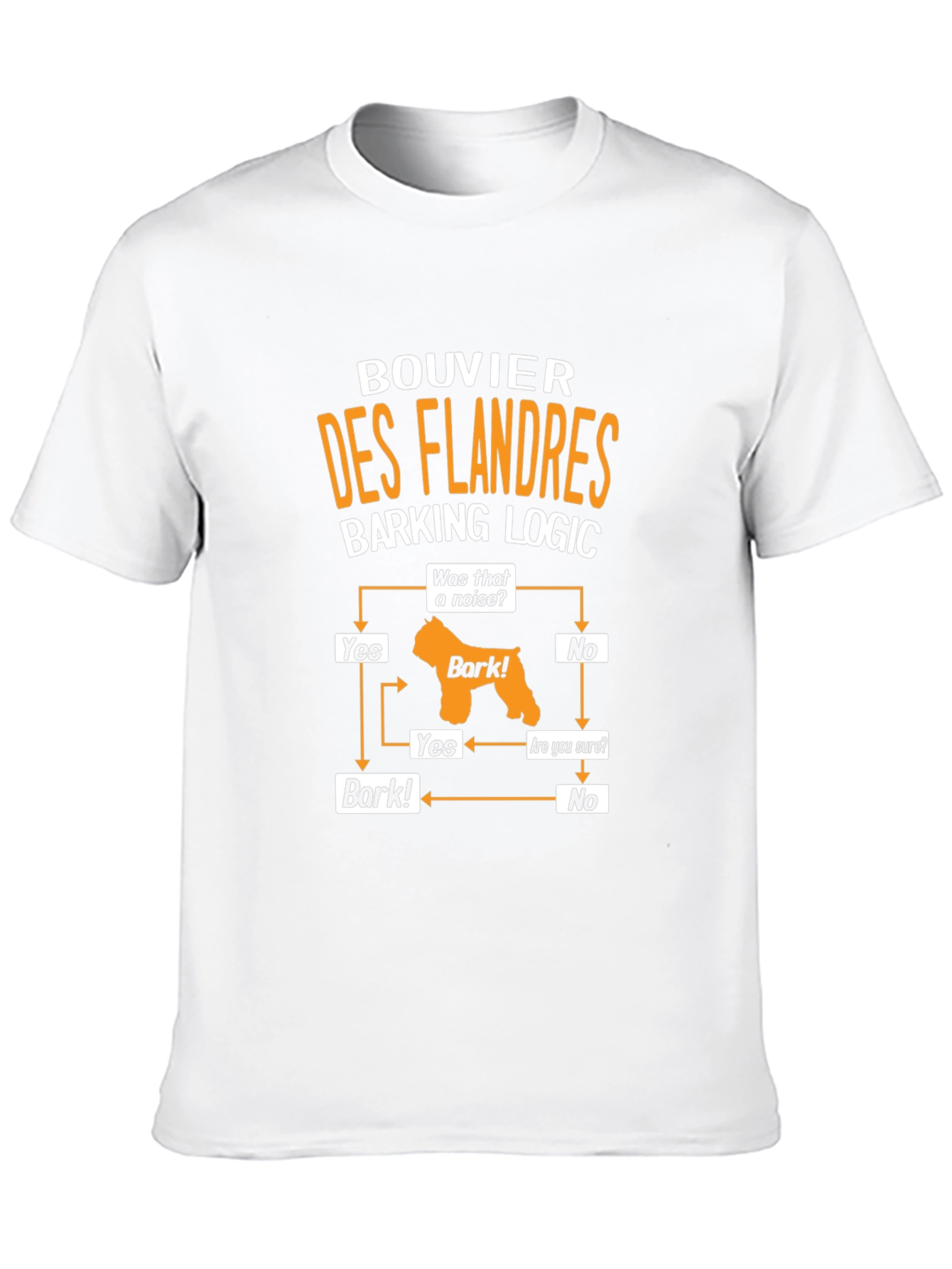 Bouvier des Flandres Dog Barking Logic T-Shirt