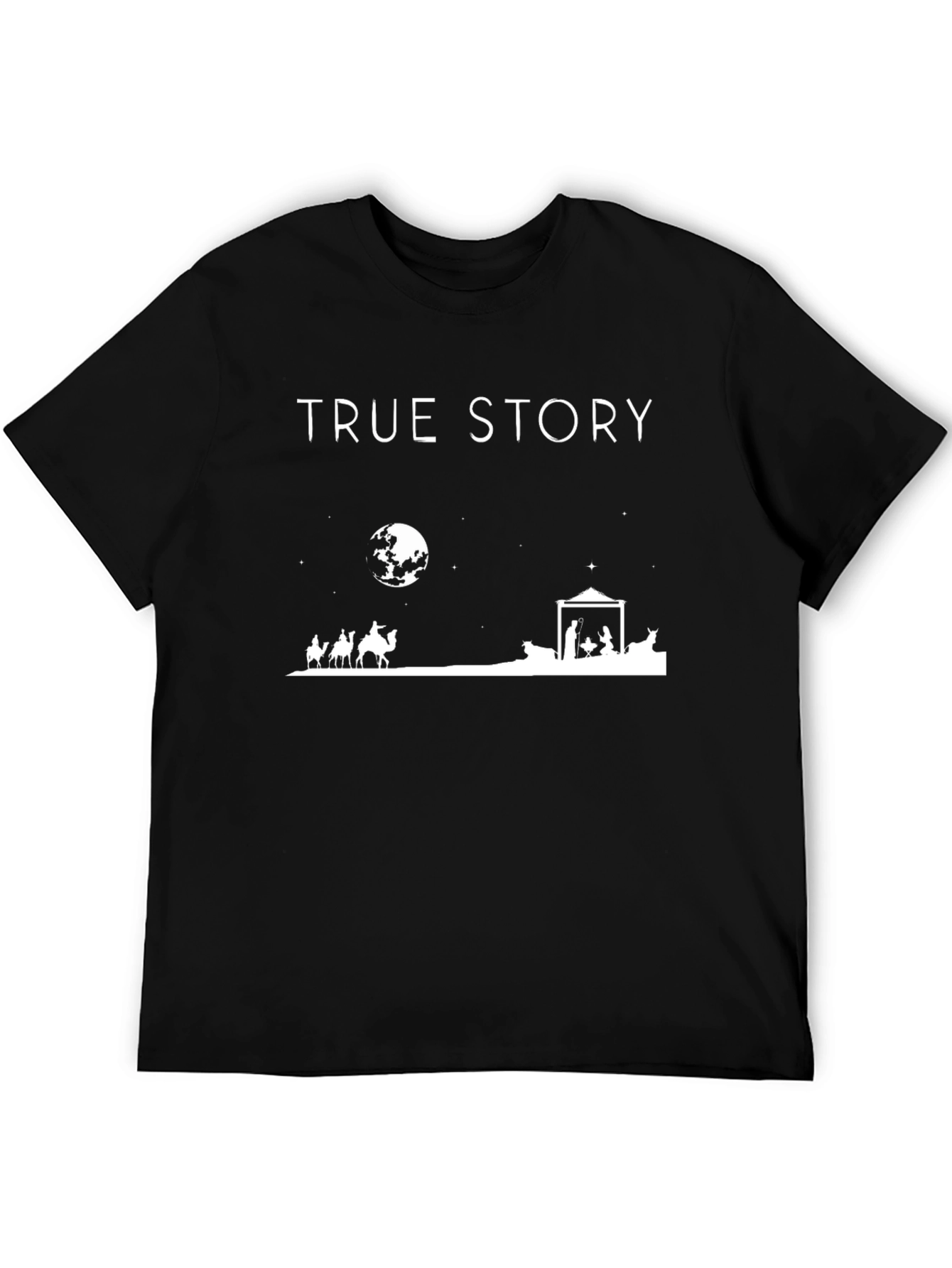 True Story Nativity Scene Graphic Tee