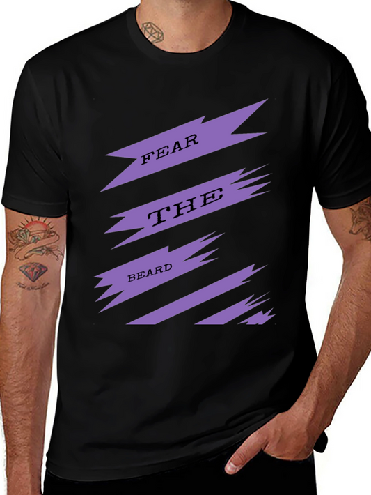 Fear The Beard Mens Graphic Tee