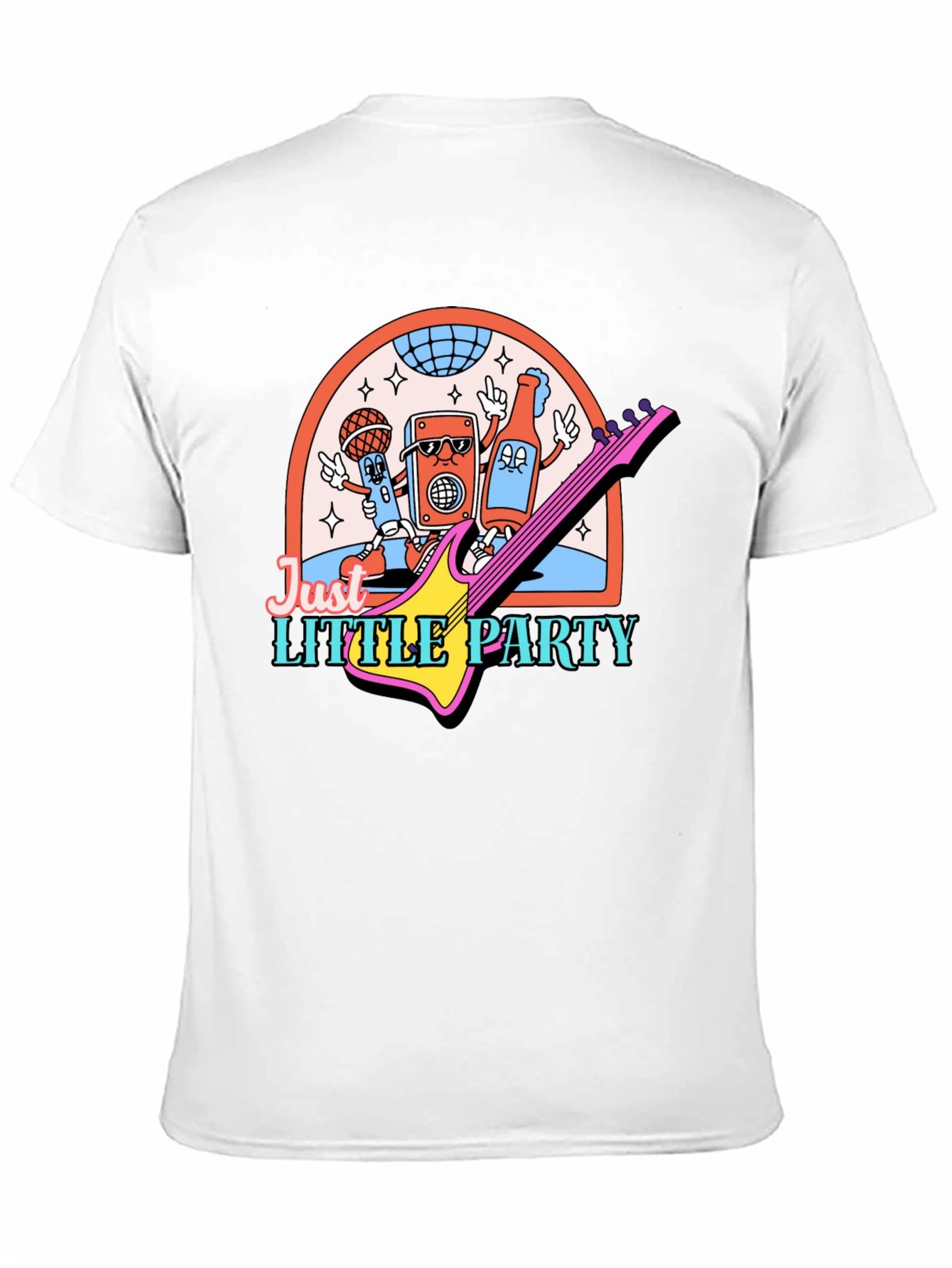 Just Little Party Graphic T-Shirt