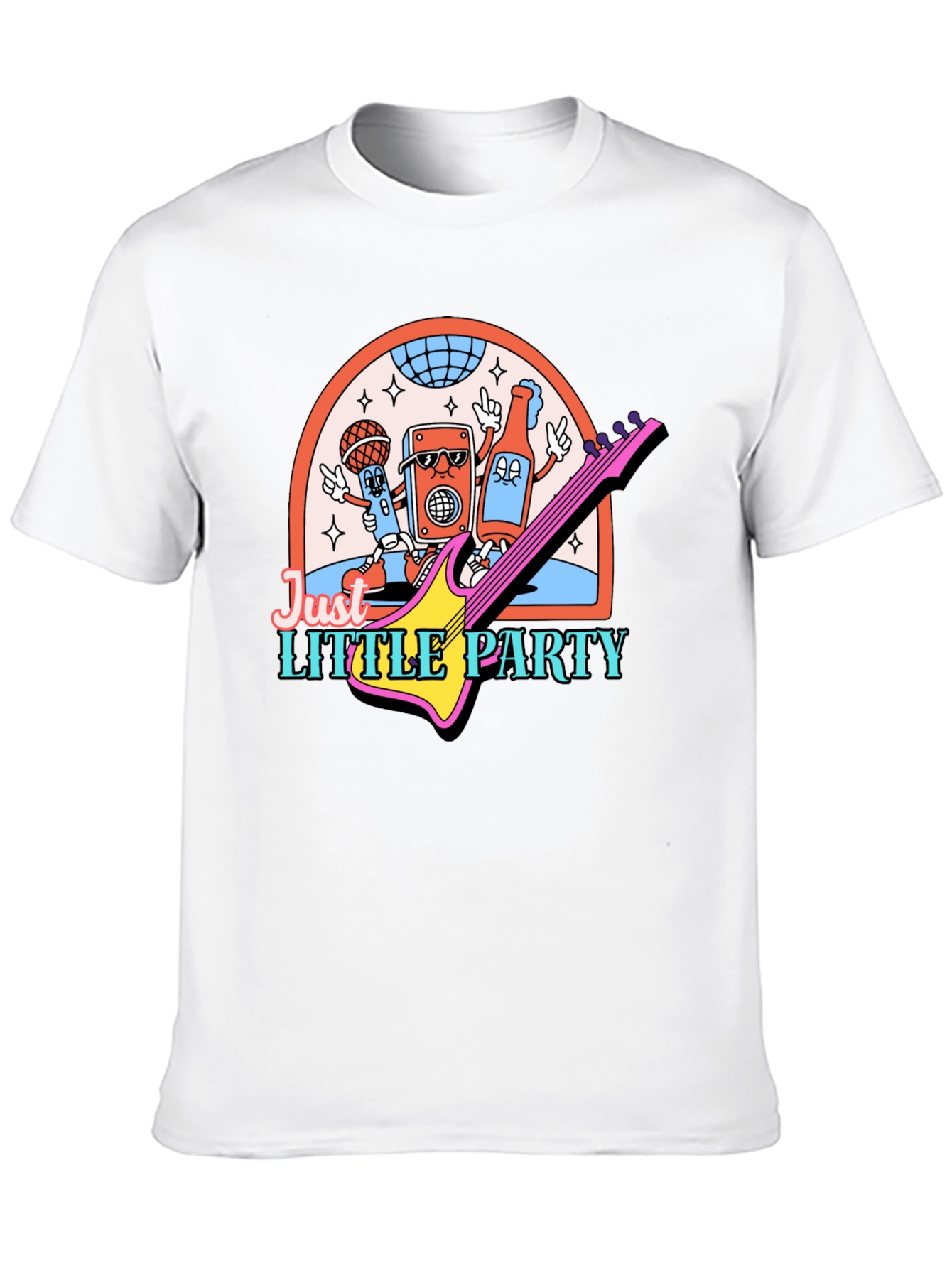Just Little Party Graphic T-Shirt