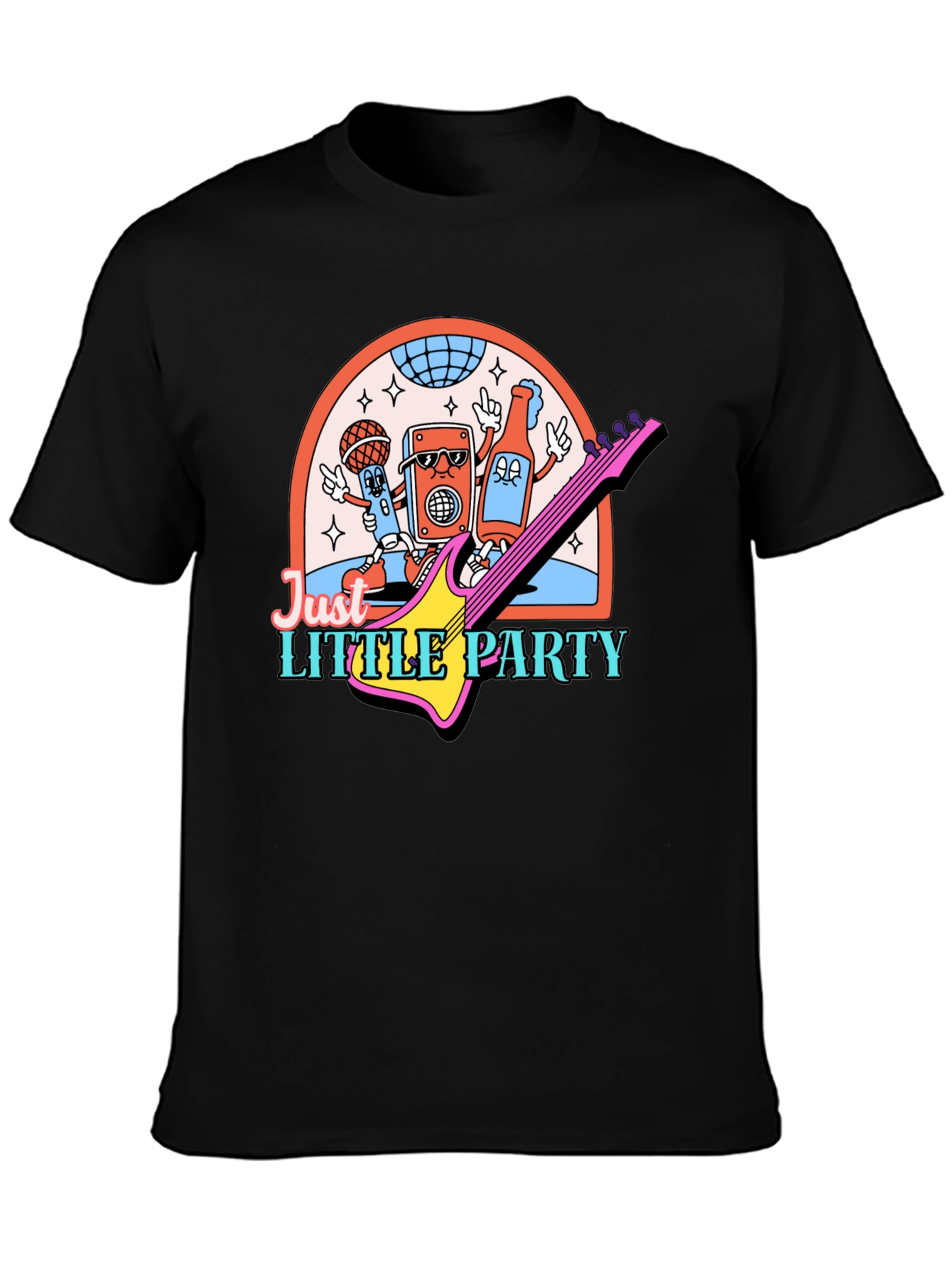 Just Little Party Graphic T-Shirt