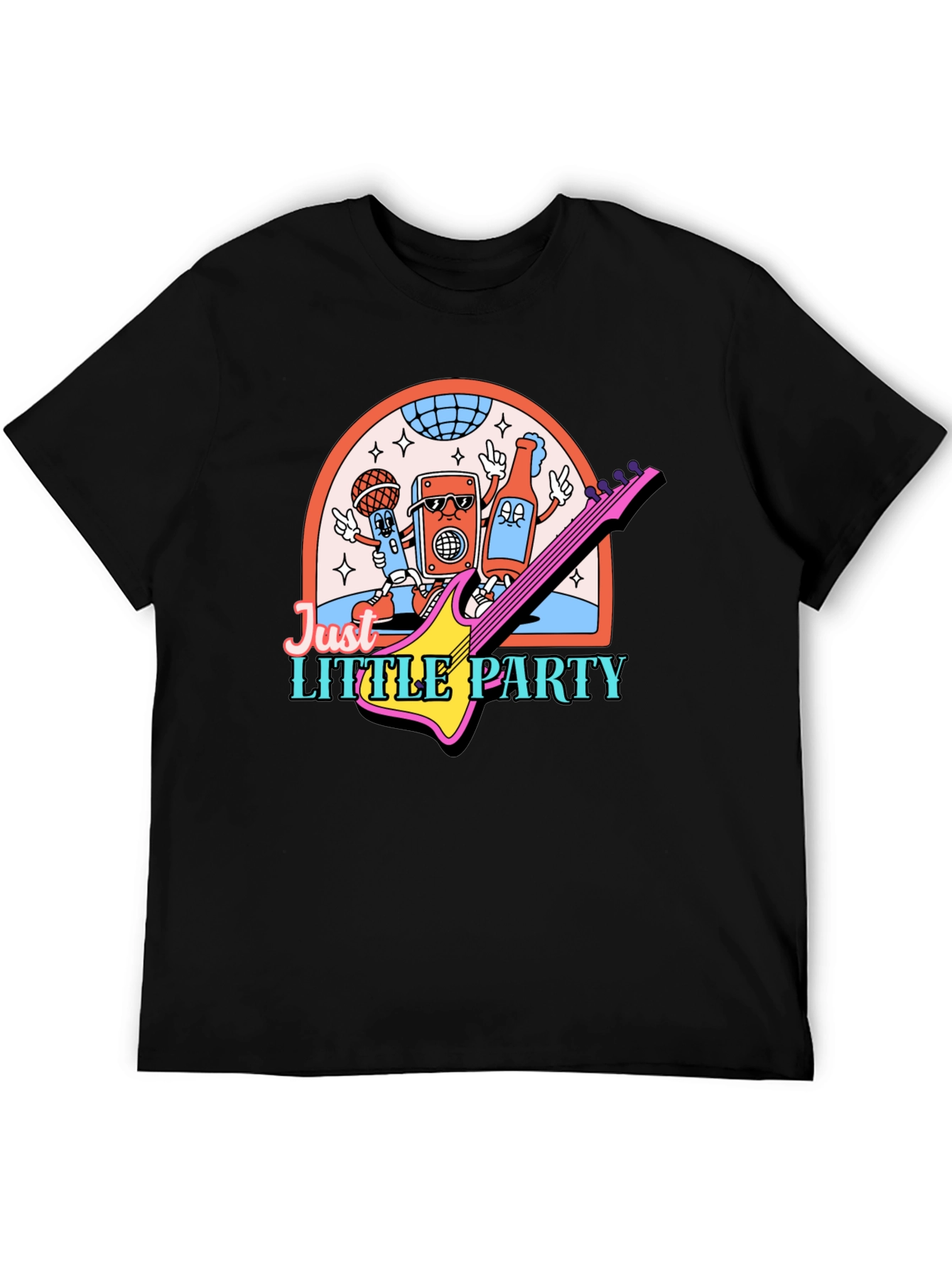 Just Little Party Graphic T-Shirt