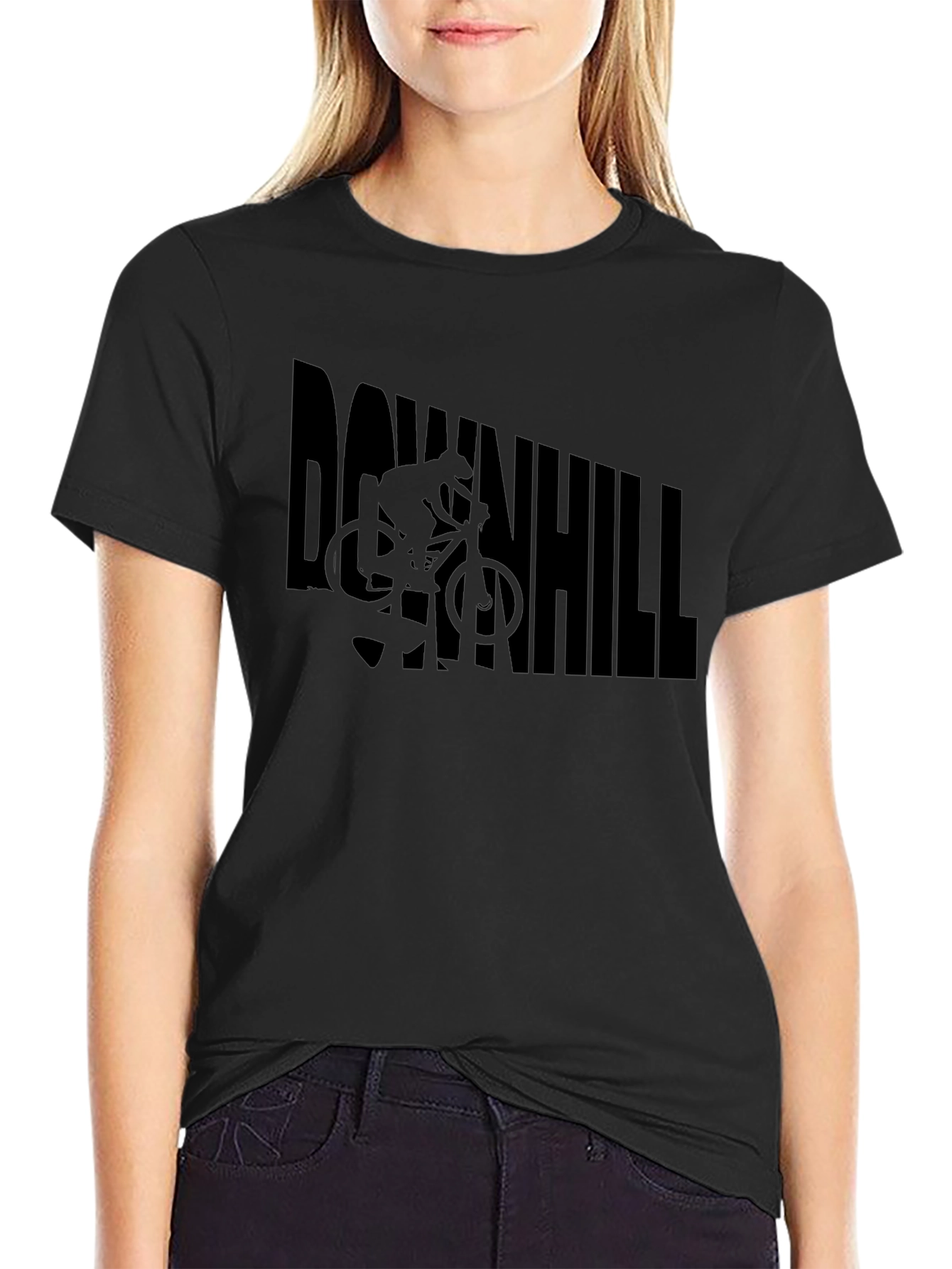 Downhill Biker Graphic T-Shirt