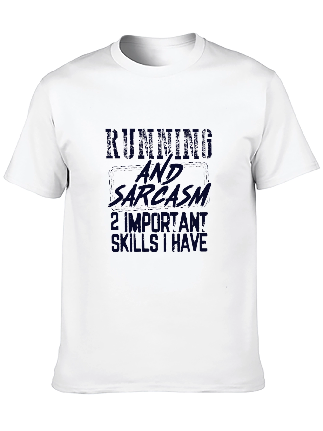 Running & Sarcasm Black T-Shirt