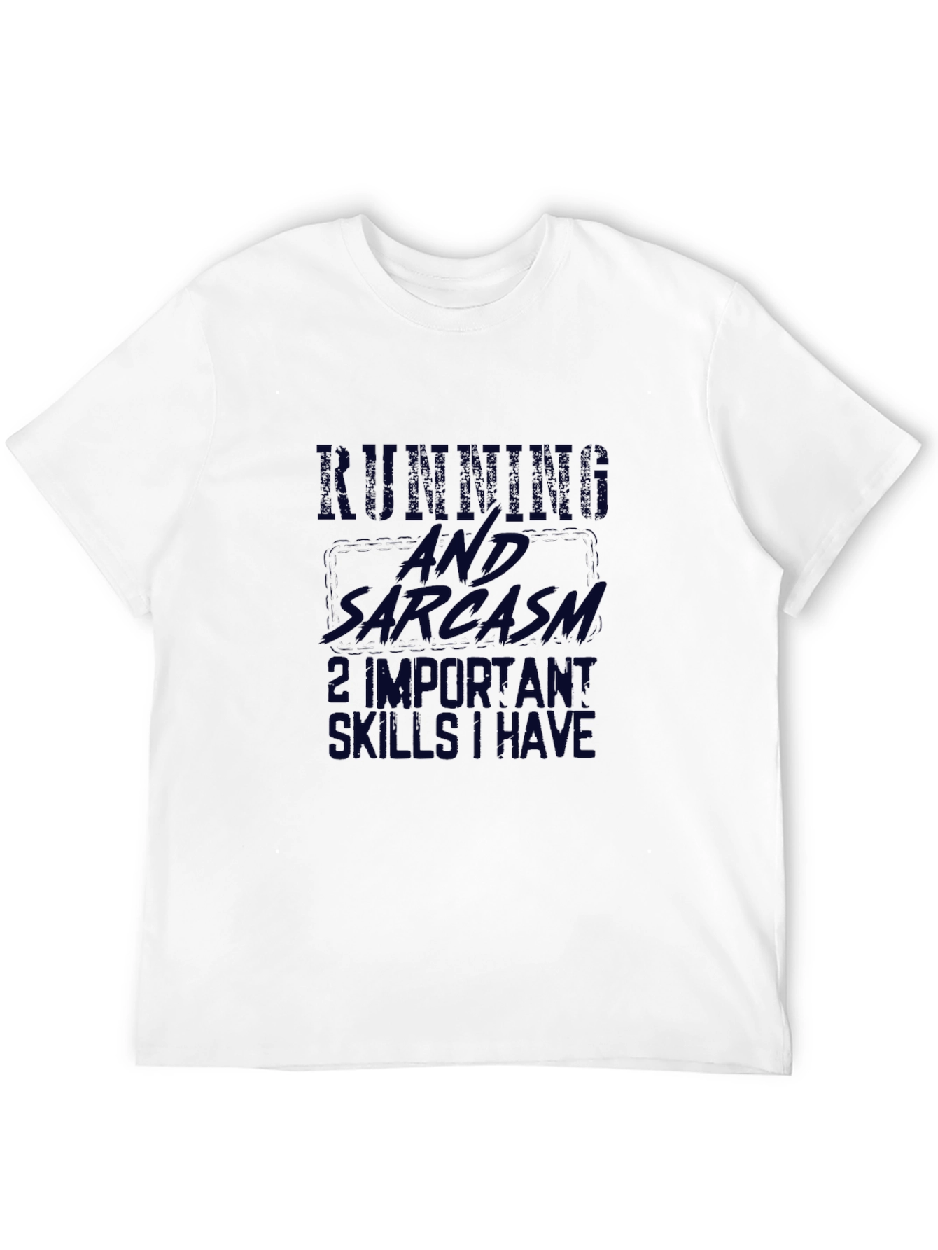 Running & Sarcasm Black T-Shirt