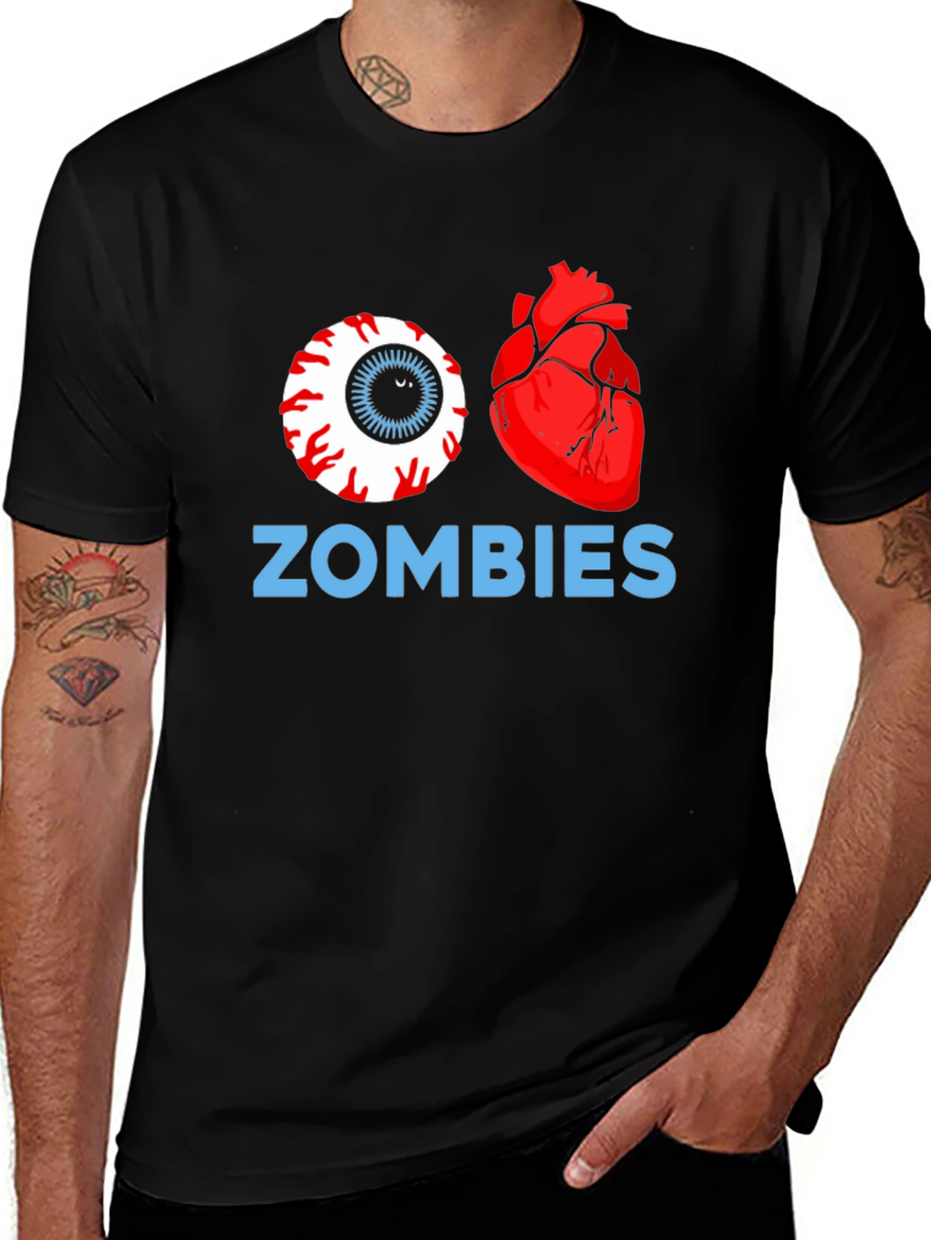 Eye Heart Zombies Graphic Tee