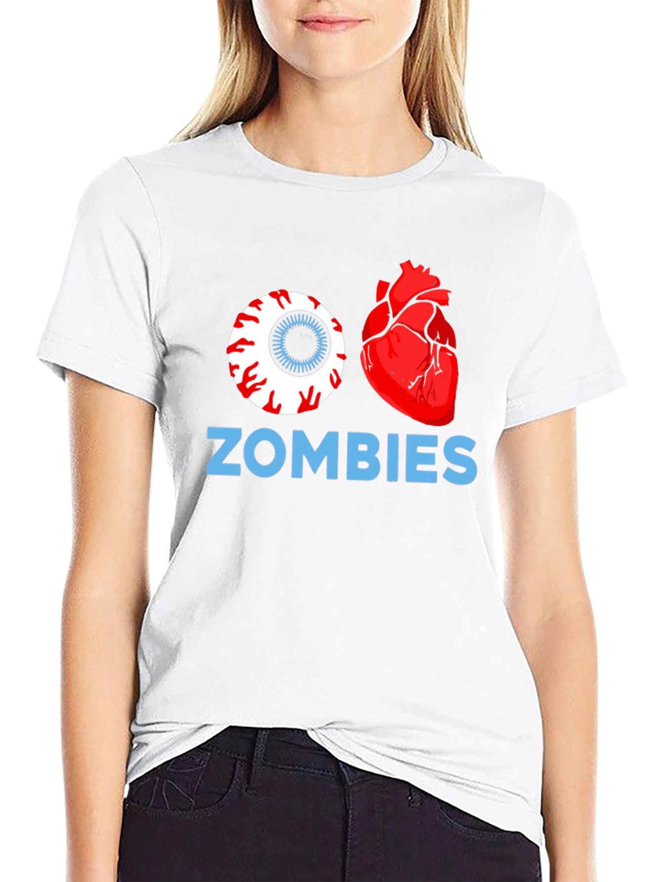 Eye Heart Zombies Graphic Tee