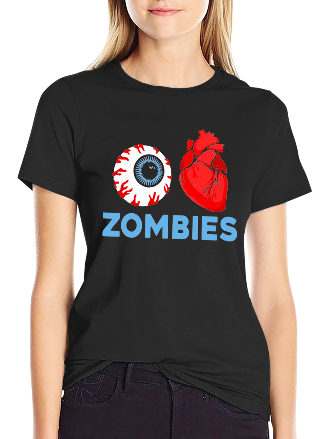 Eye Heart Zombies Graphic Tee