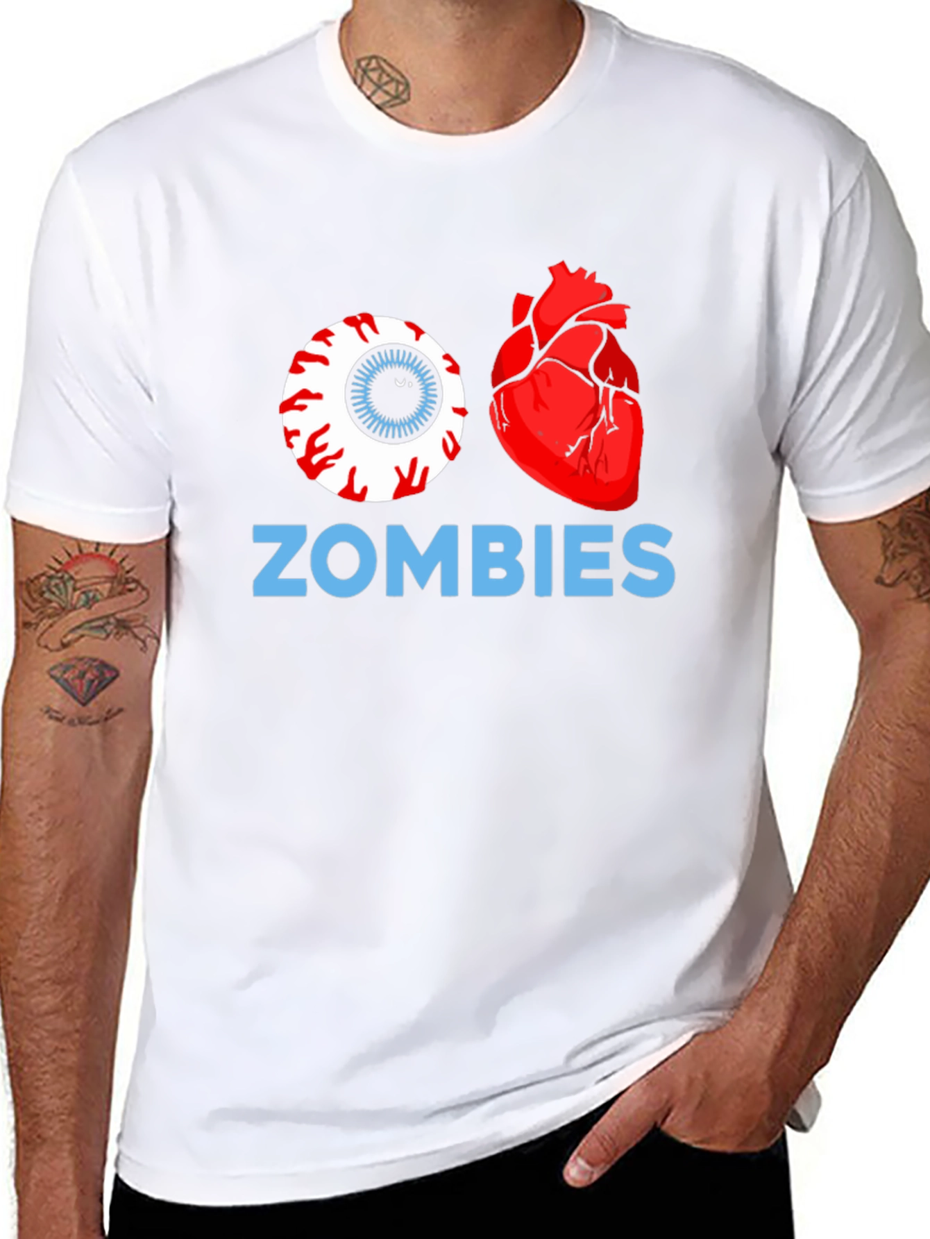 Eye Heart Zombies Graphic Tee