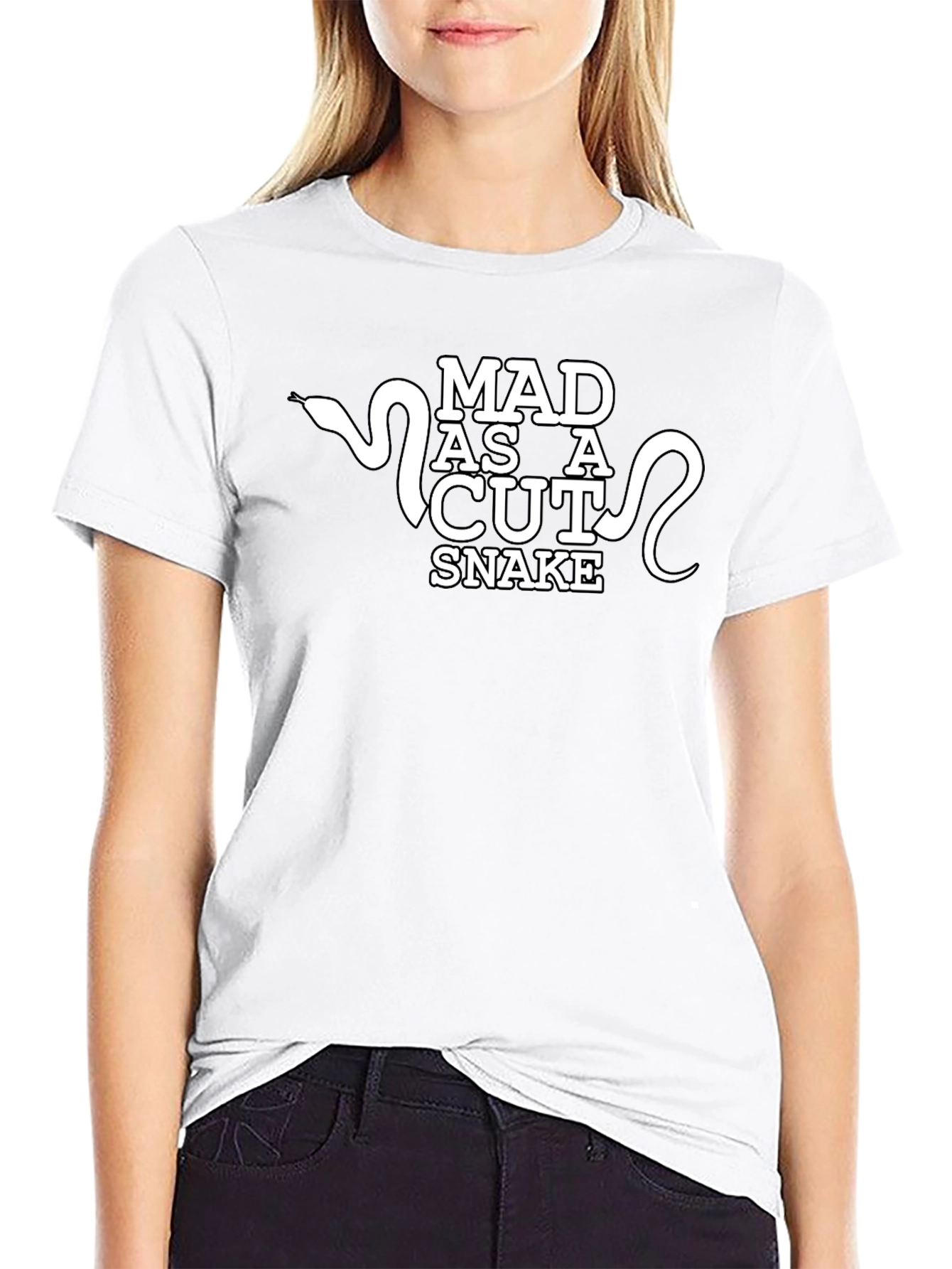 Mad as a Cut Snake Graphic T-Shirt
