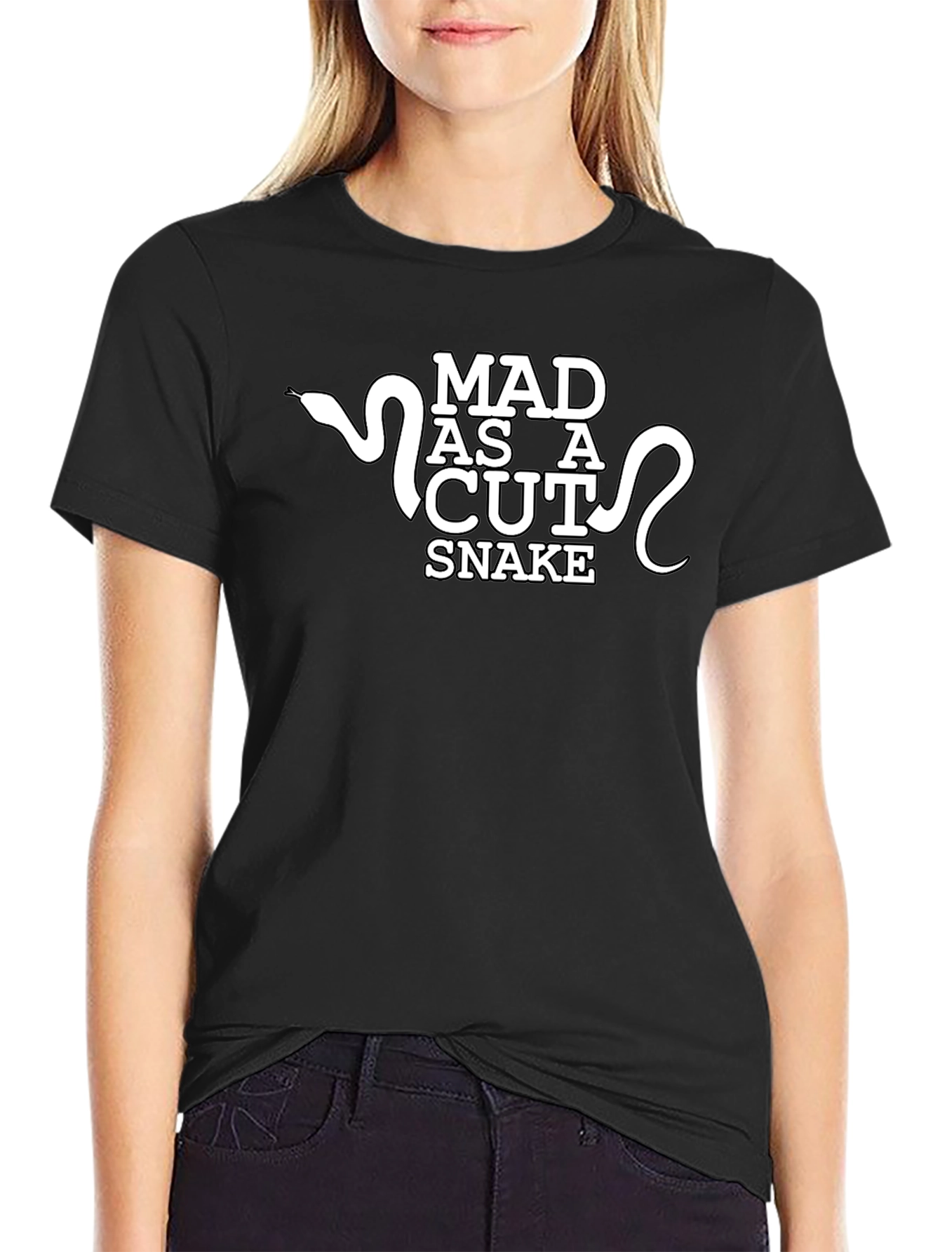Mad as a Cut Snake Graphic T-Shirt