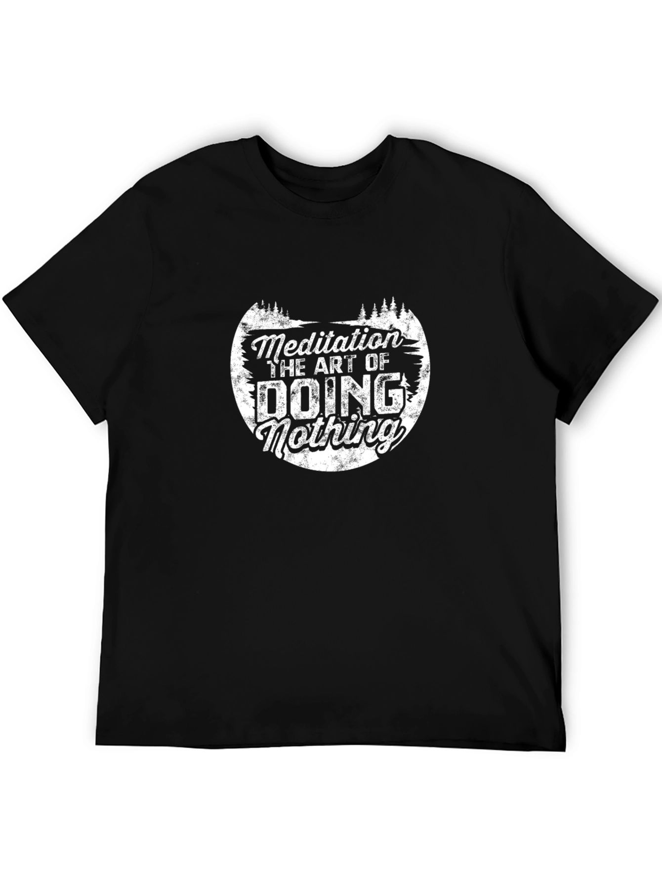 Meditation Art of Doing Nothing Graphic Tee
