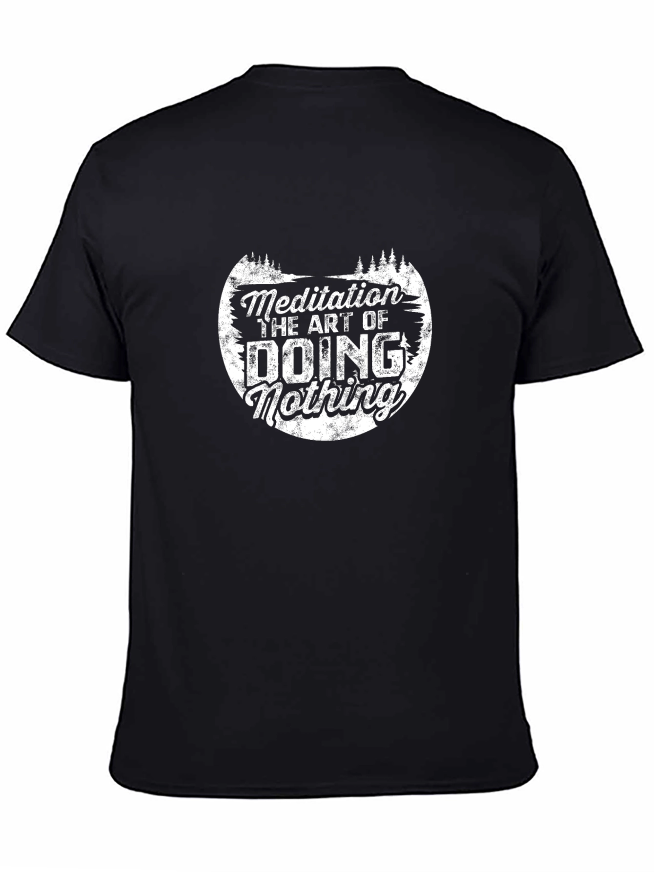 Meditation Art of Doing Nothing Graphic Tee