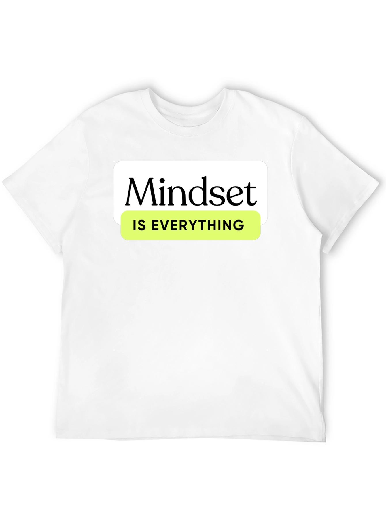 Mindset Is Everything Graphic Tee - Black