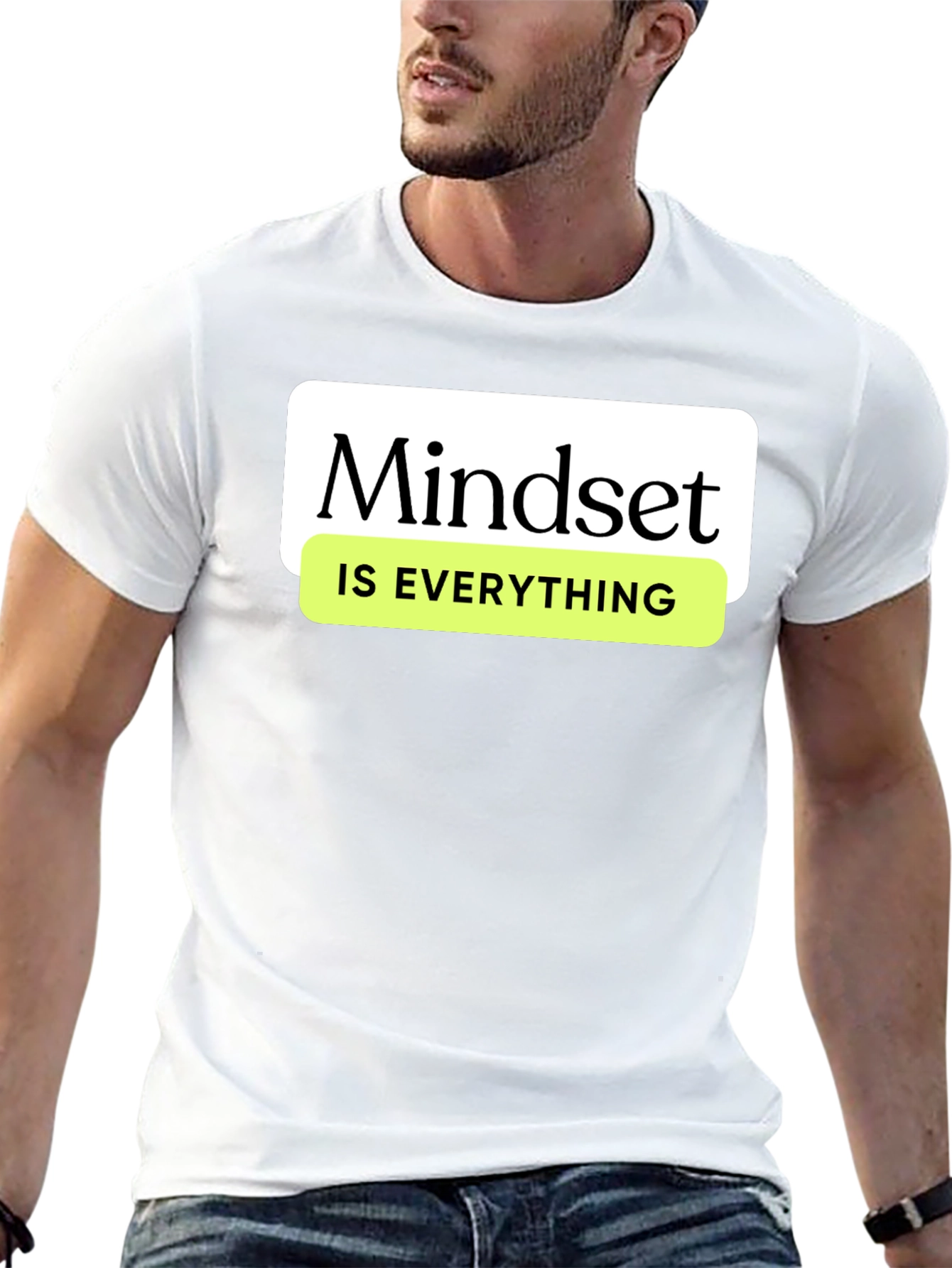 Mindset Is Everything Graphic Tee - Black
