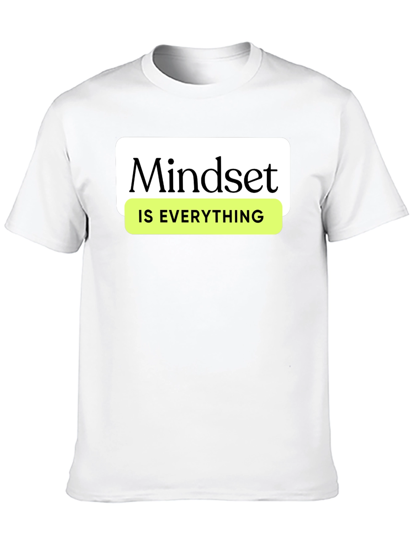 Mindset Is Everything Graphic Tee - Black