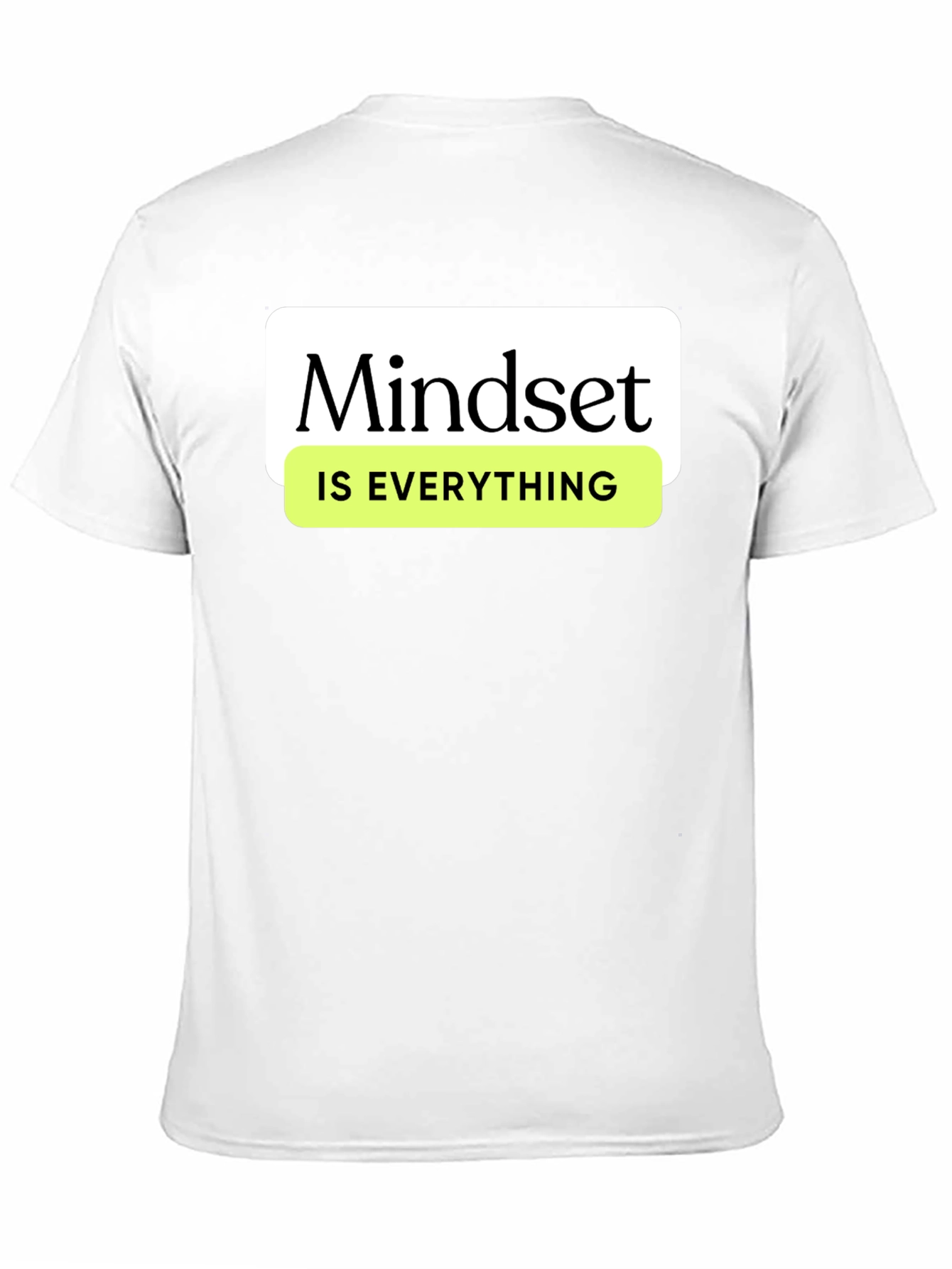Mindset Is Everything Graphic Tee - Black