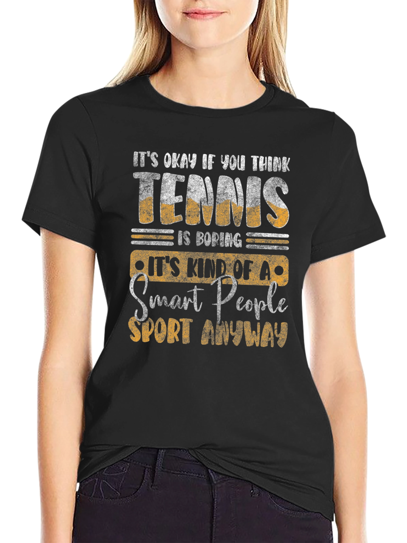 Funny Tennis Smart People T-Shirt