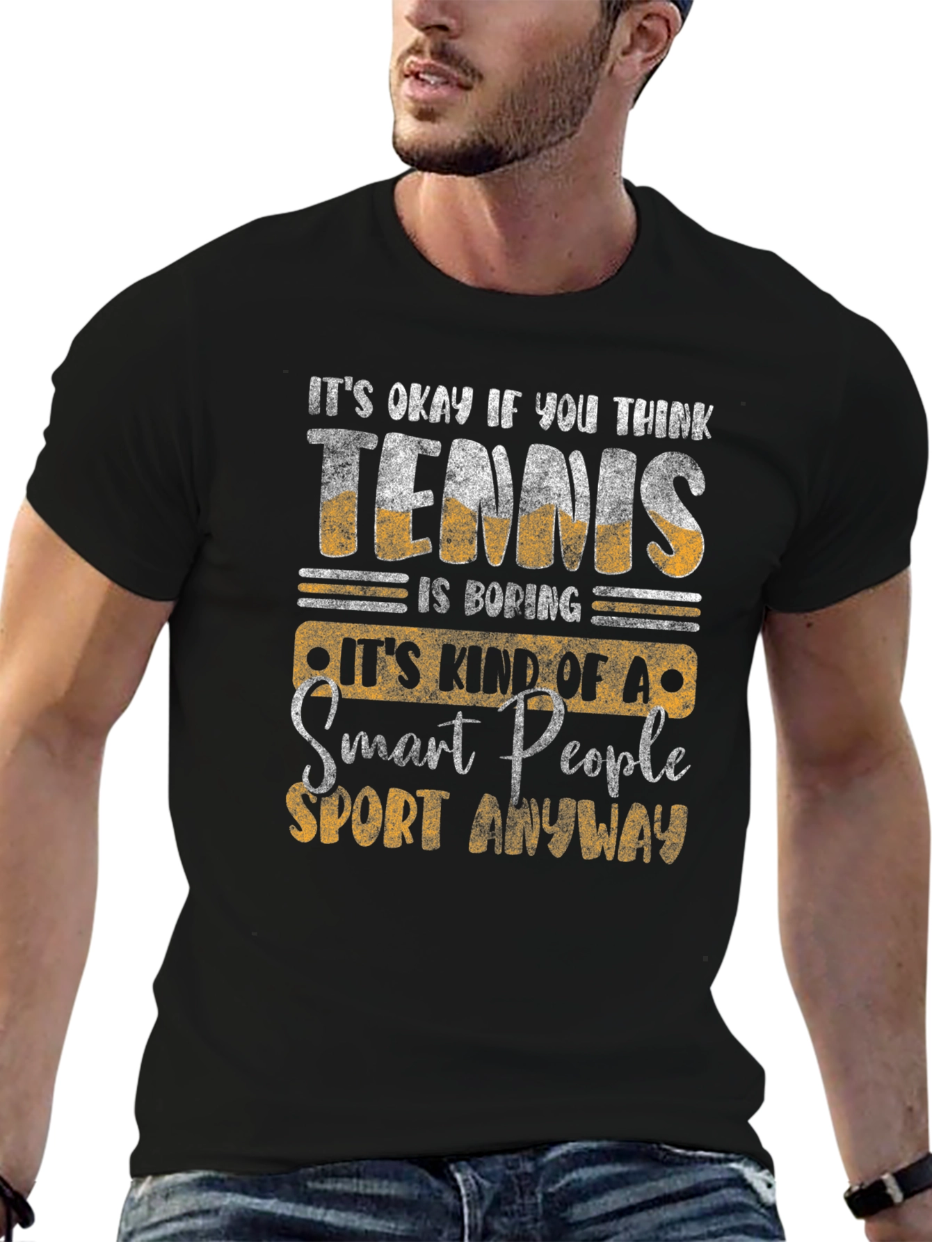 Funny Tennis Smart People T-Shirt