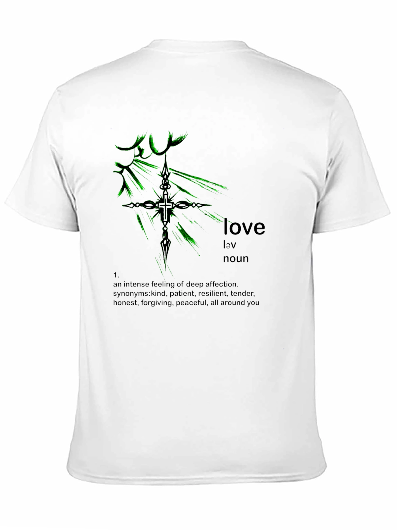 Love Definition Black T-Shirt
