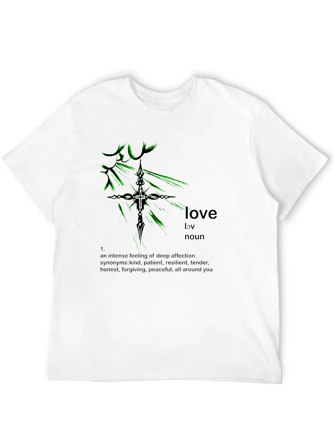 Love Definition Black T-Shirt
