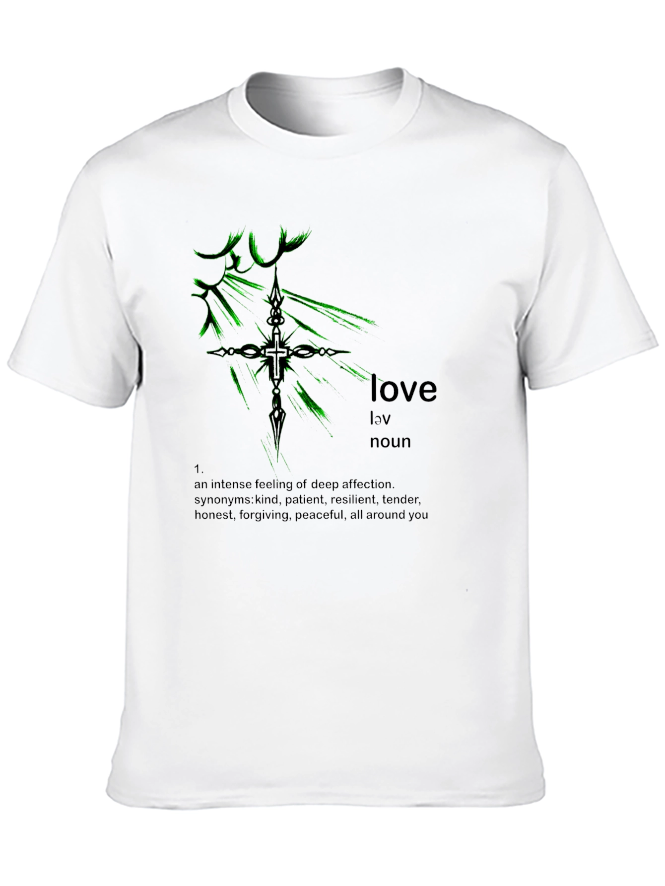 Love Definition Black T-Shirt