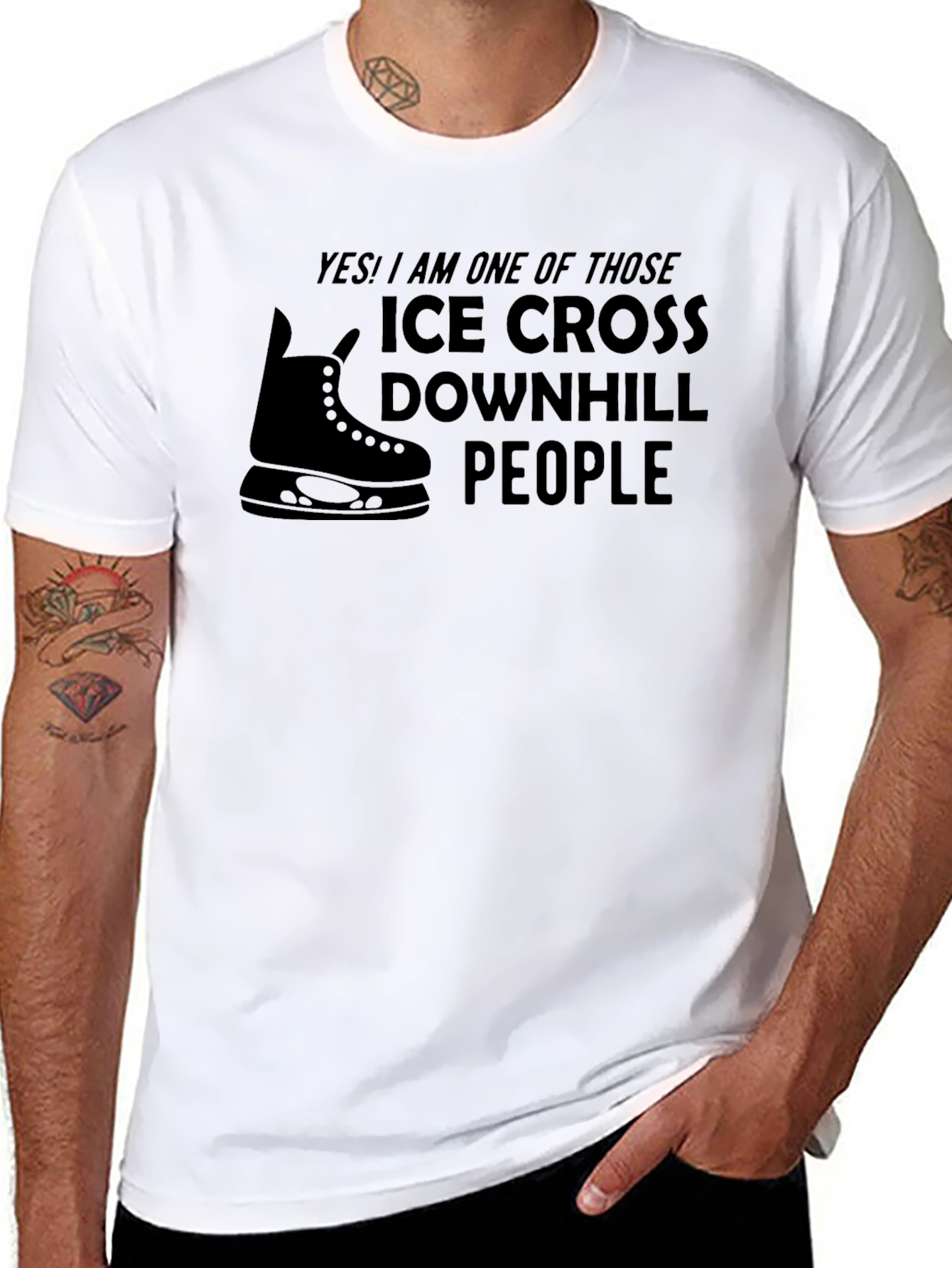 Ice Cross Downhill People T-Shirt