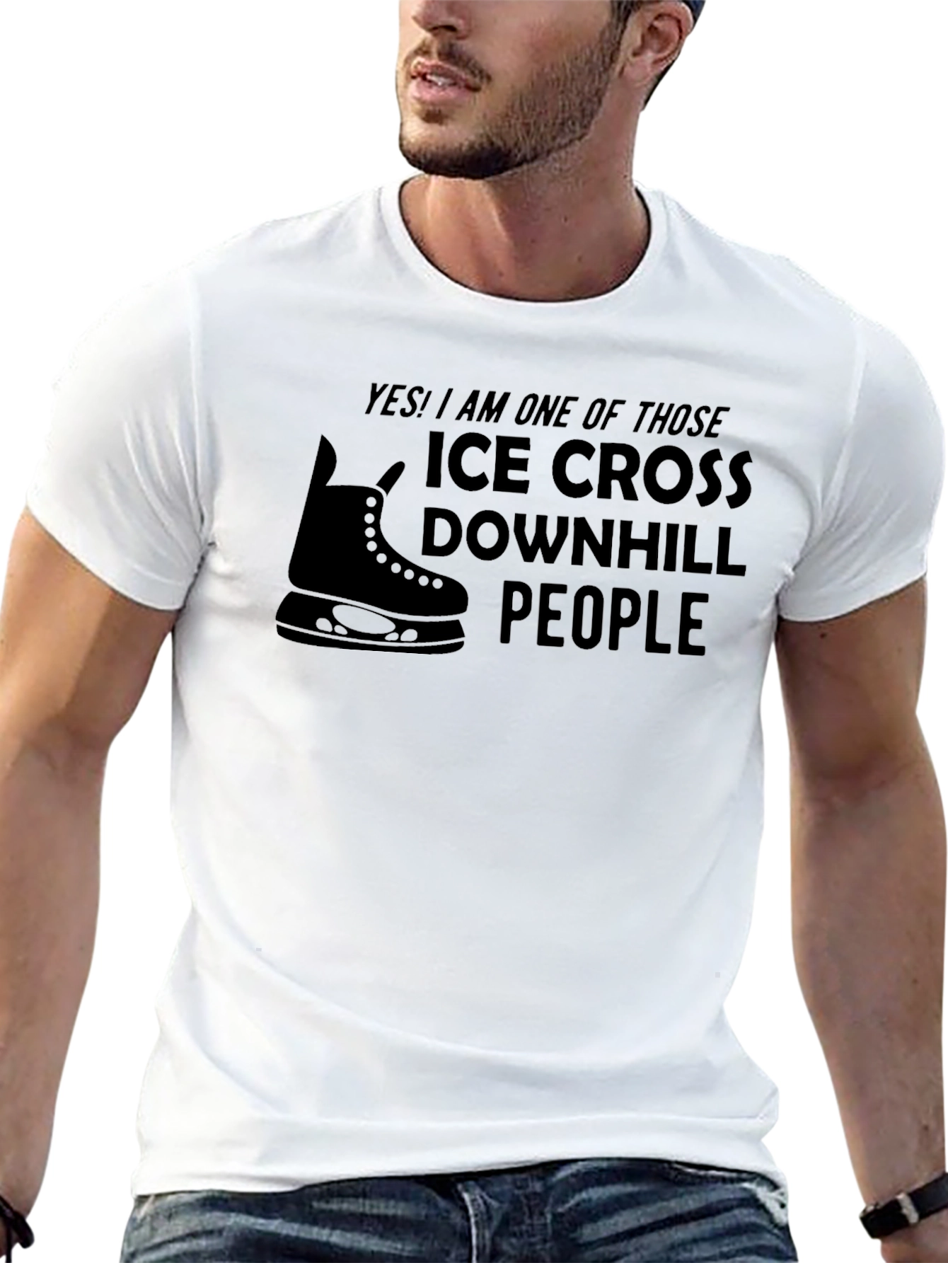 Ice Cross Downhill People T-Shirt