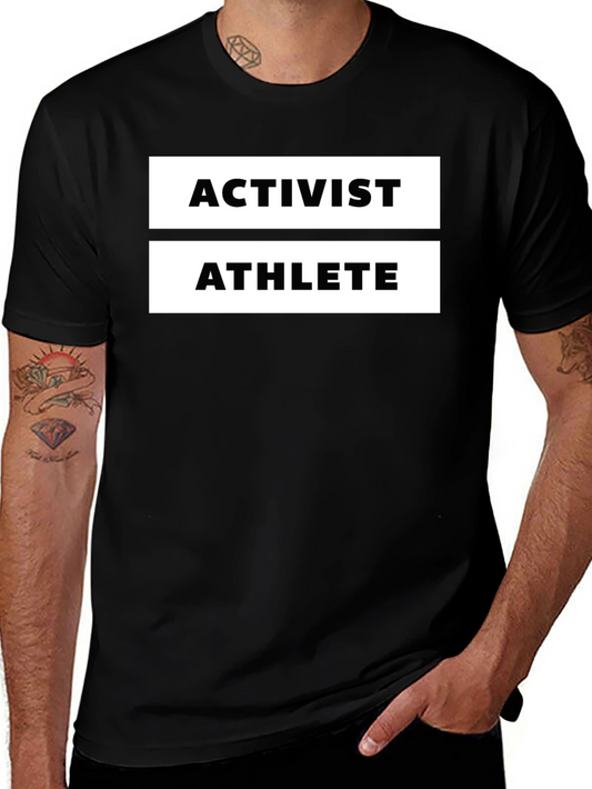 Activist Athlete Graphic T-Shirt - Bold Statement Tee